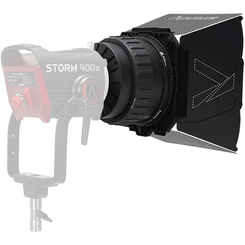 Aputure Storm 400X CF7 Fresnel and Barn Doors Kit | Wex Photo Video