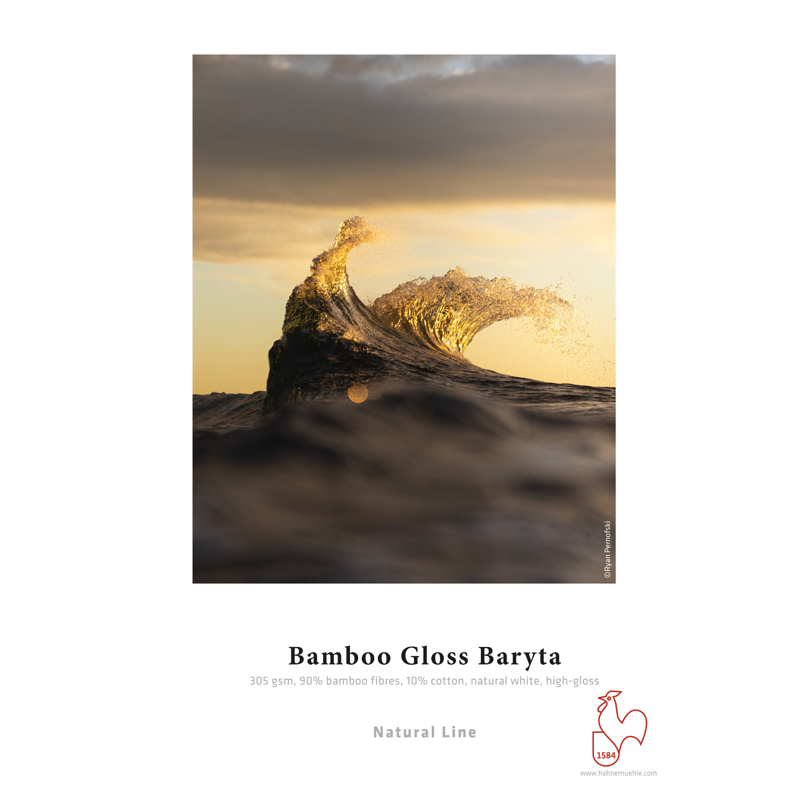 Hahnemuhle Bamboo Gloss Baryta Art Paper A3+ White 25 Sheets