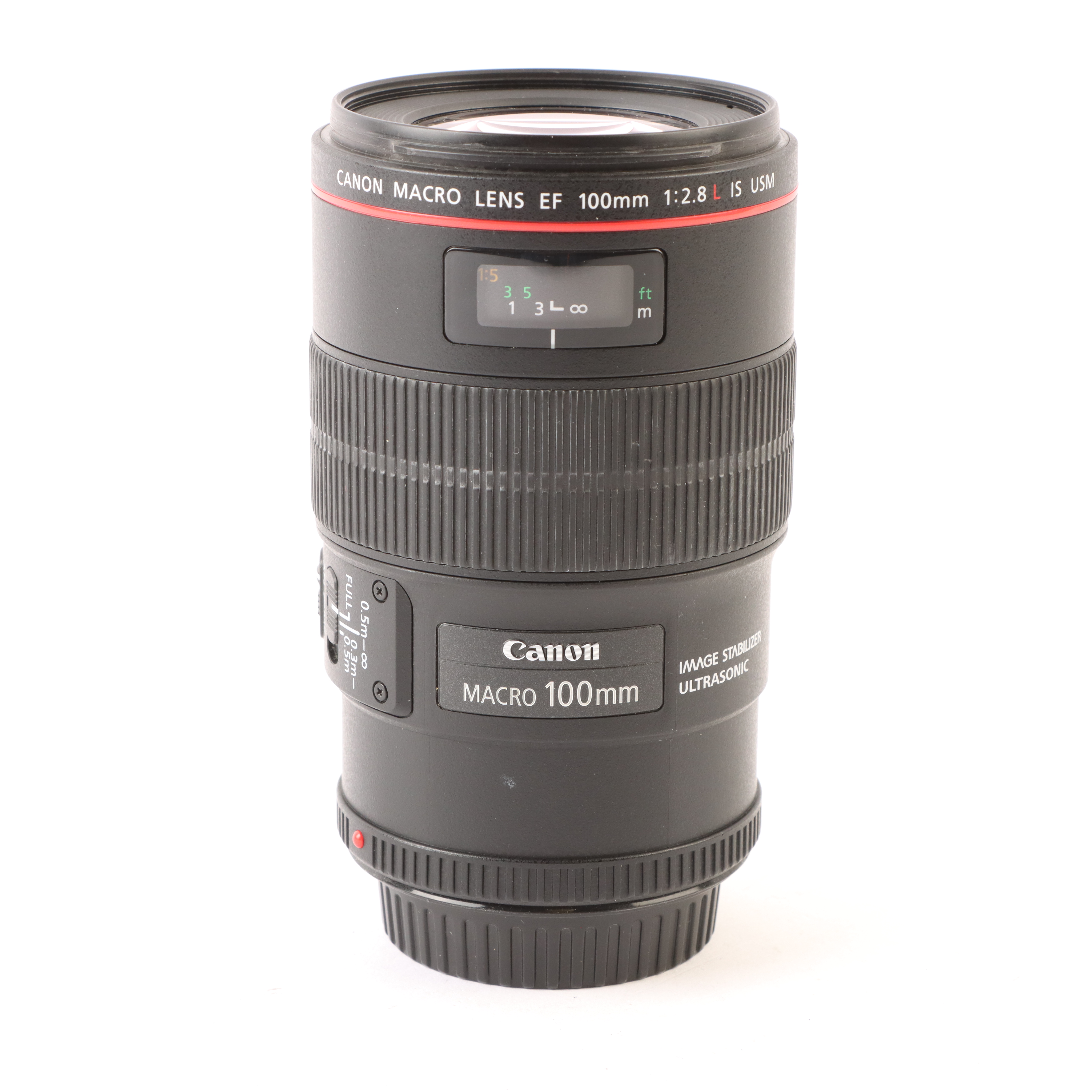 USED Canon EF 100mm f2.8L Macro IS USM Lens