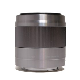USED Sony E 50mm F1.8 OSS Lens Silver