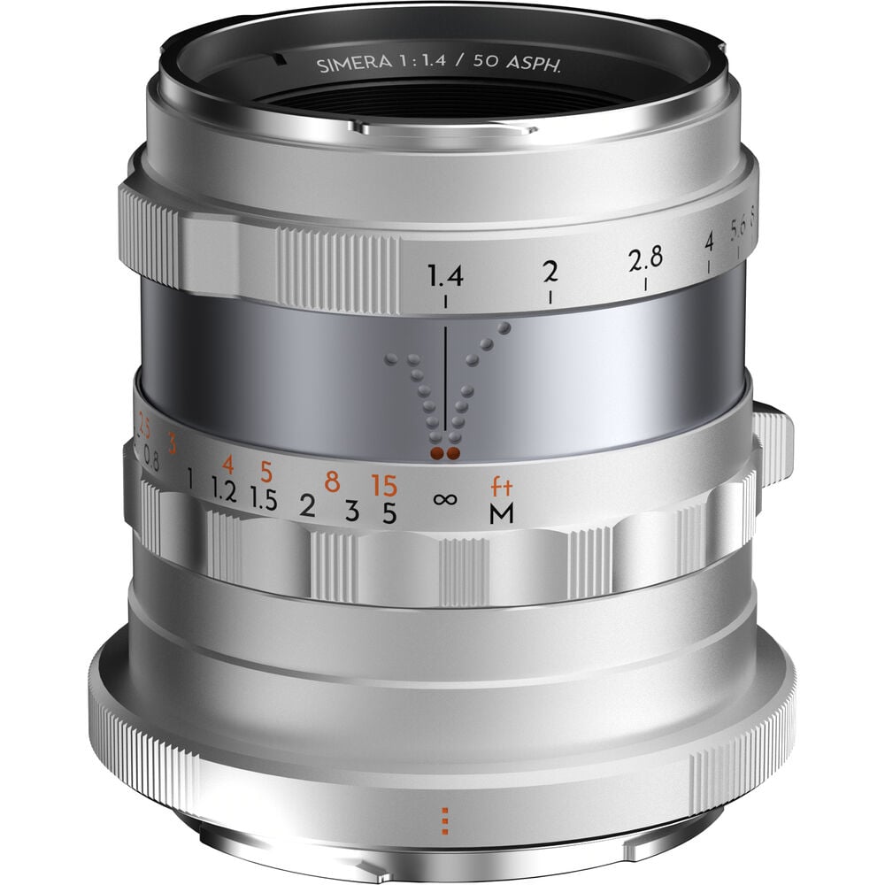 Thypoch Simera 50mm f1.4 Photography FF Lens for Nikon Z - Silver