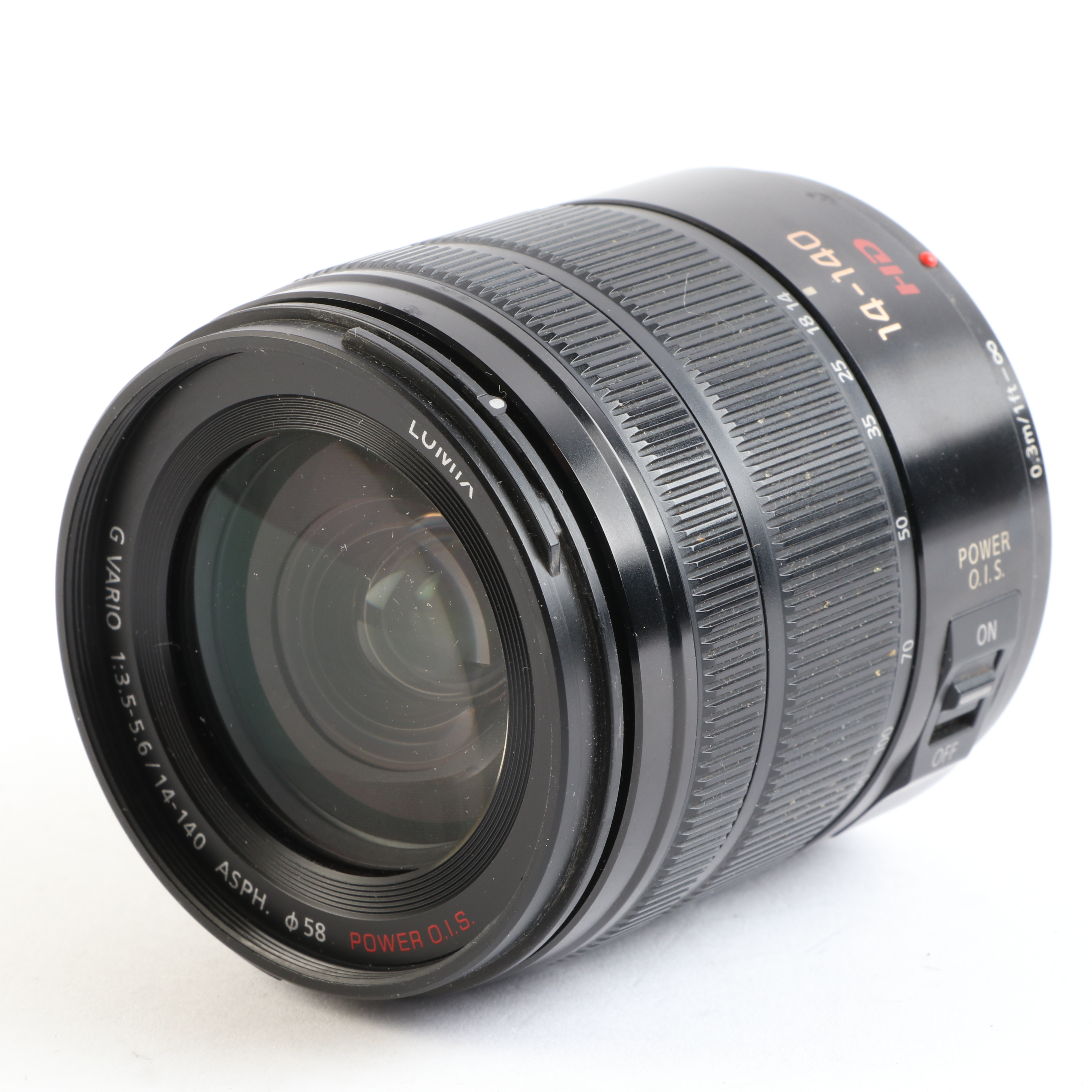 USED Panasonic 14-140mm f3.5-5.6 G Vario ASPH Power OIS Micro Four Thirds Lens