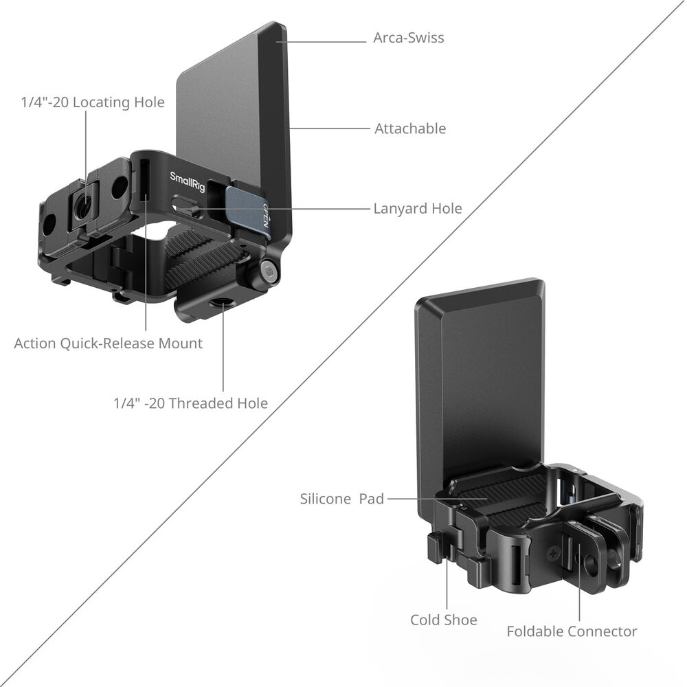 DJI Uitbreidingsadapter voor Osmo Pocket 3, Compatibiliteit: Osmo Pocket 3