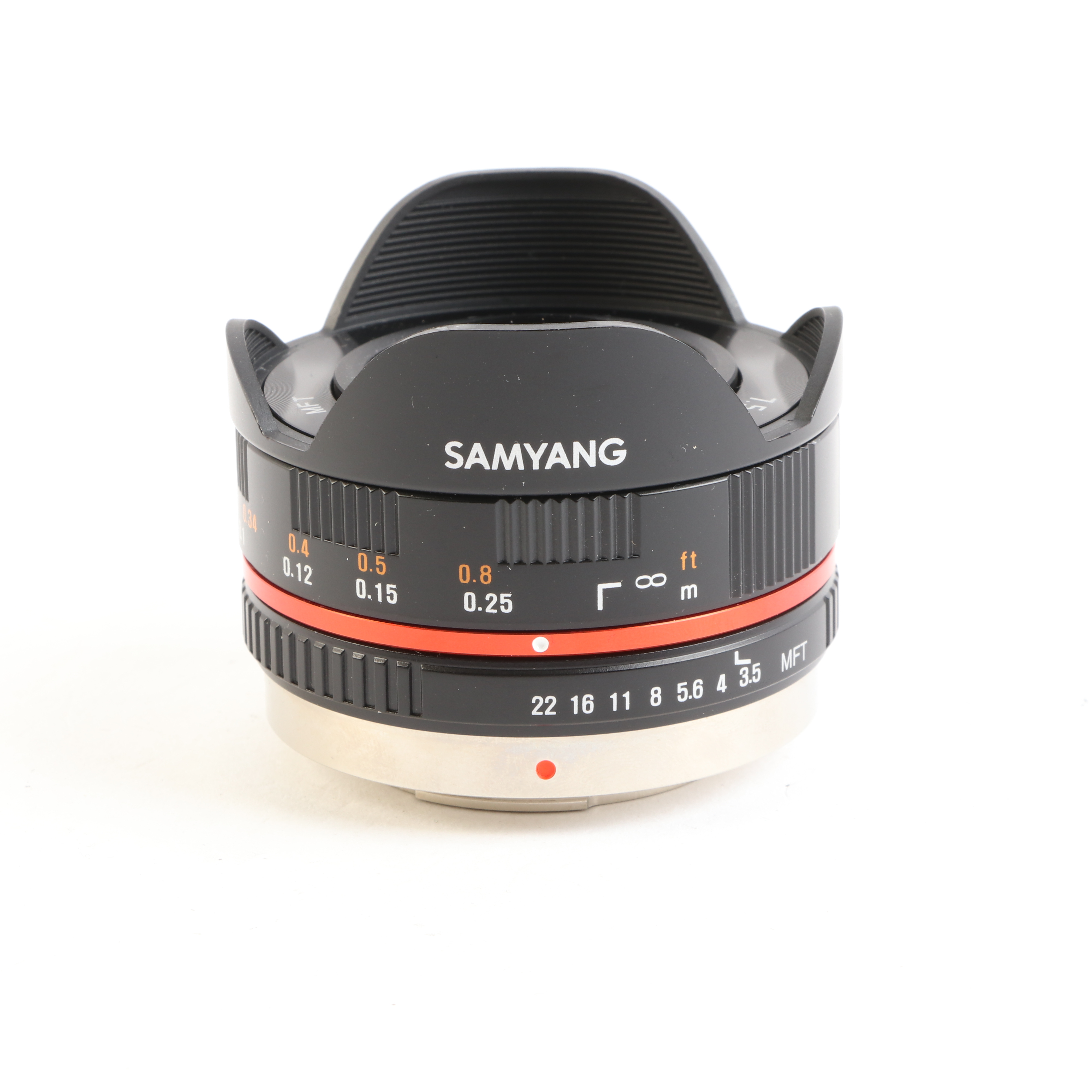 USED Samyang 7.5mm f3.5 UMC Fisheye Lens for Micro Four Thirds - Black