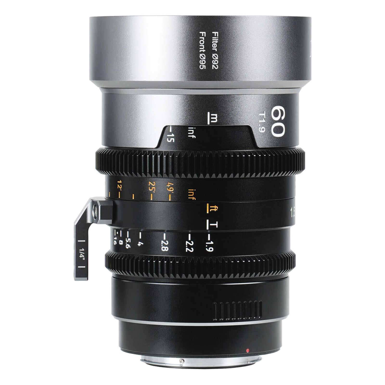 SIRUI IronStar 60mm T1.9 1.5x Cine Lens (PL/EF mount, Blue Flare)
