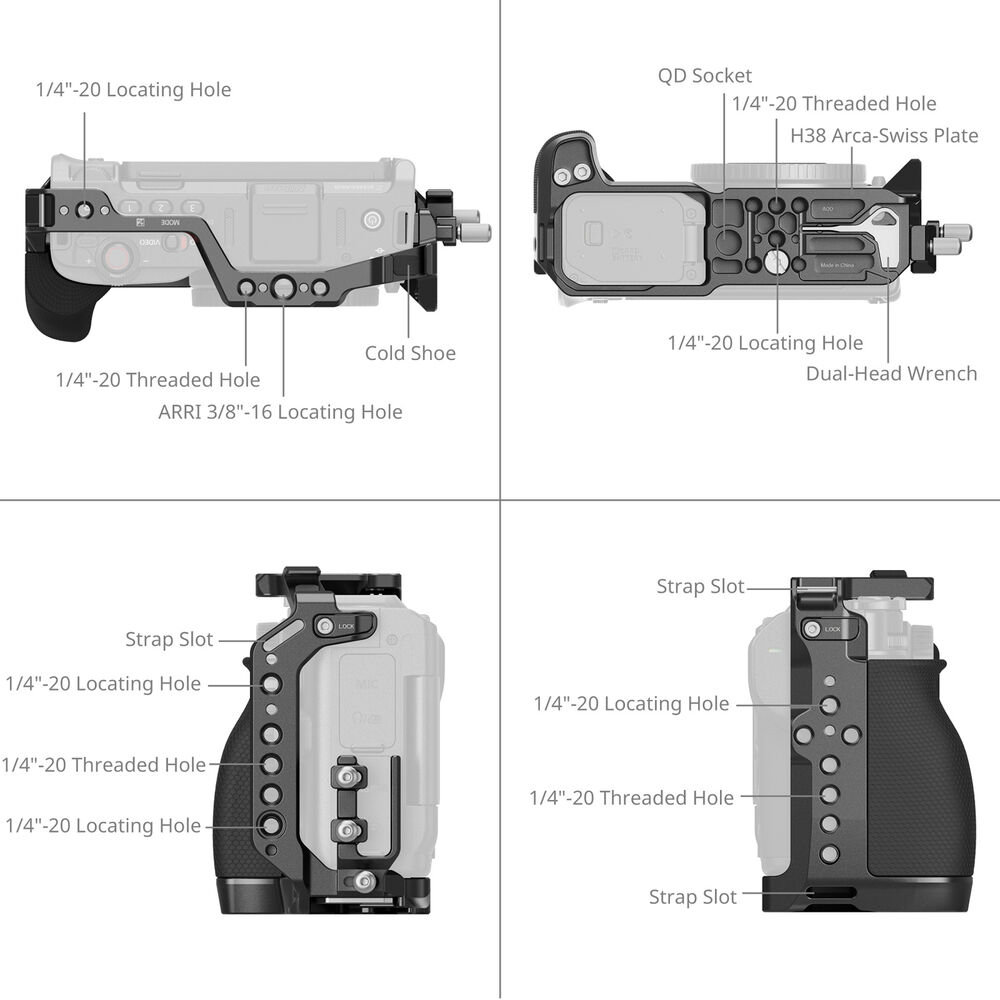 SmallRig Cage Kit for Nikon ZR (Advanced Edition) 5468 | Wex Photo