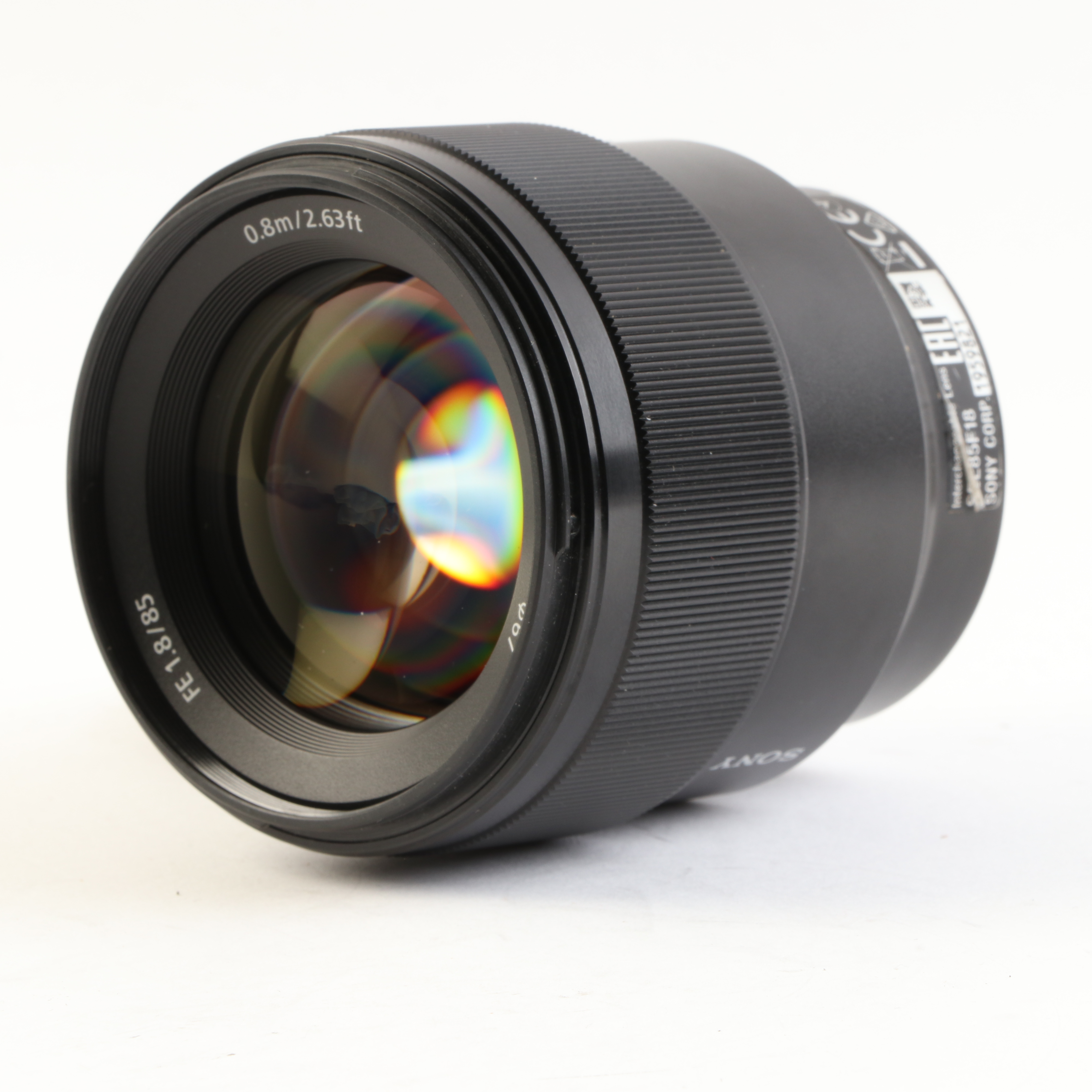 USED Sony FE 85mm f1.8 Prime Lens