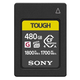 Sony G Series TOUGH 480GB (1800MB/s) VPG400 CFexpress Type A Memory Card