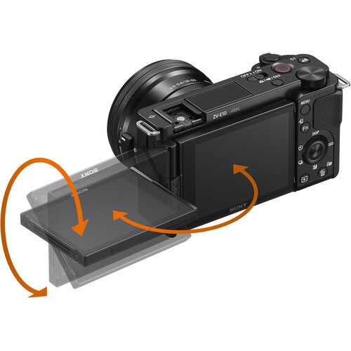 Sony ZV-E10 Digital Camera with 16-50mm f3.5-5.6 OSS II PZ Lens