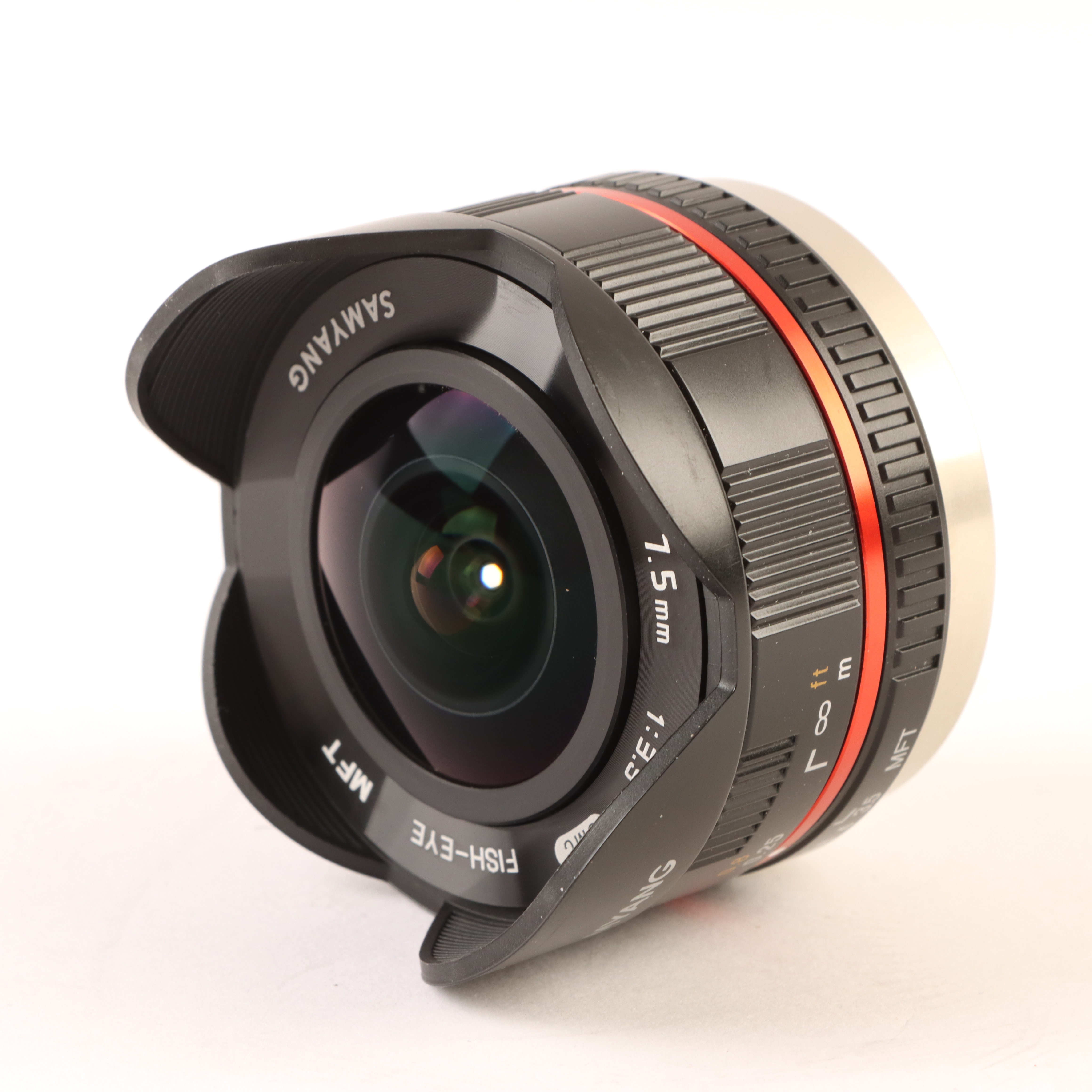 USED Samyang 7.5mm f3.5 UMC Fisheye Lens for Micro Four Thirds - Black