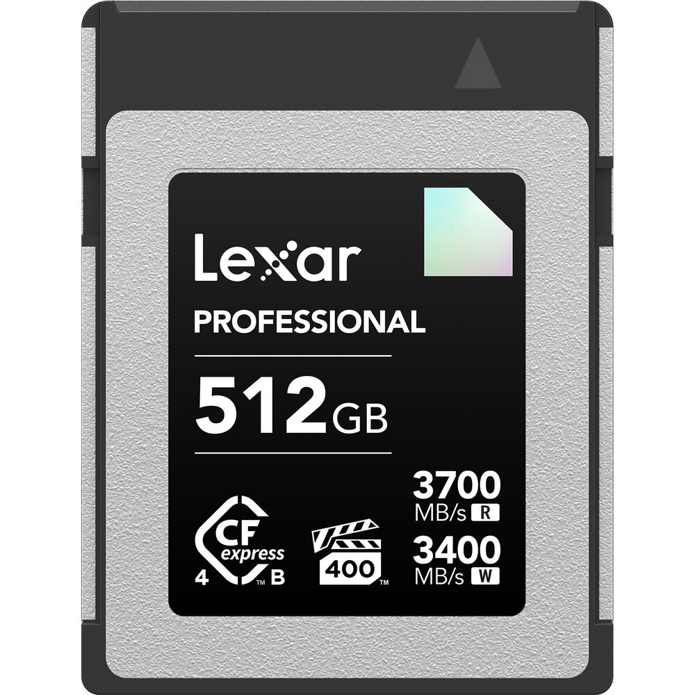 Lexar 512GB Professional (3700MB/s) Type B CFexpress 4.0 Diamond Series Memory Card