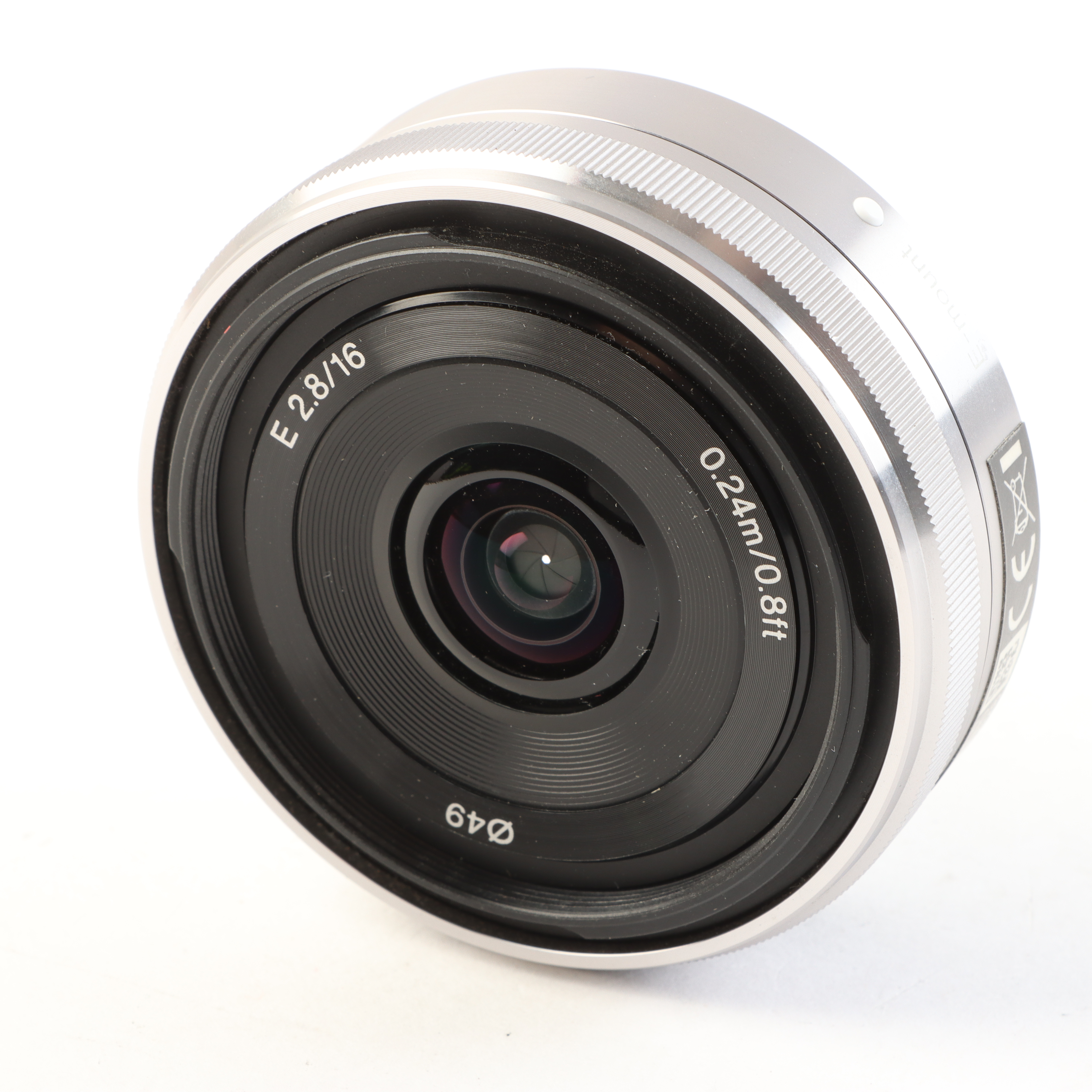 USED Sony E 16mm f2.8 Pancake Lens
