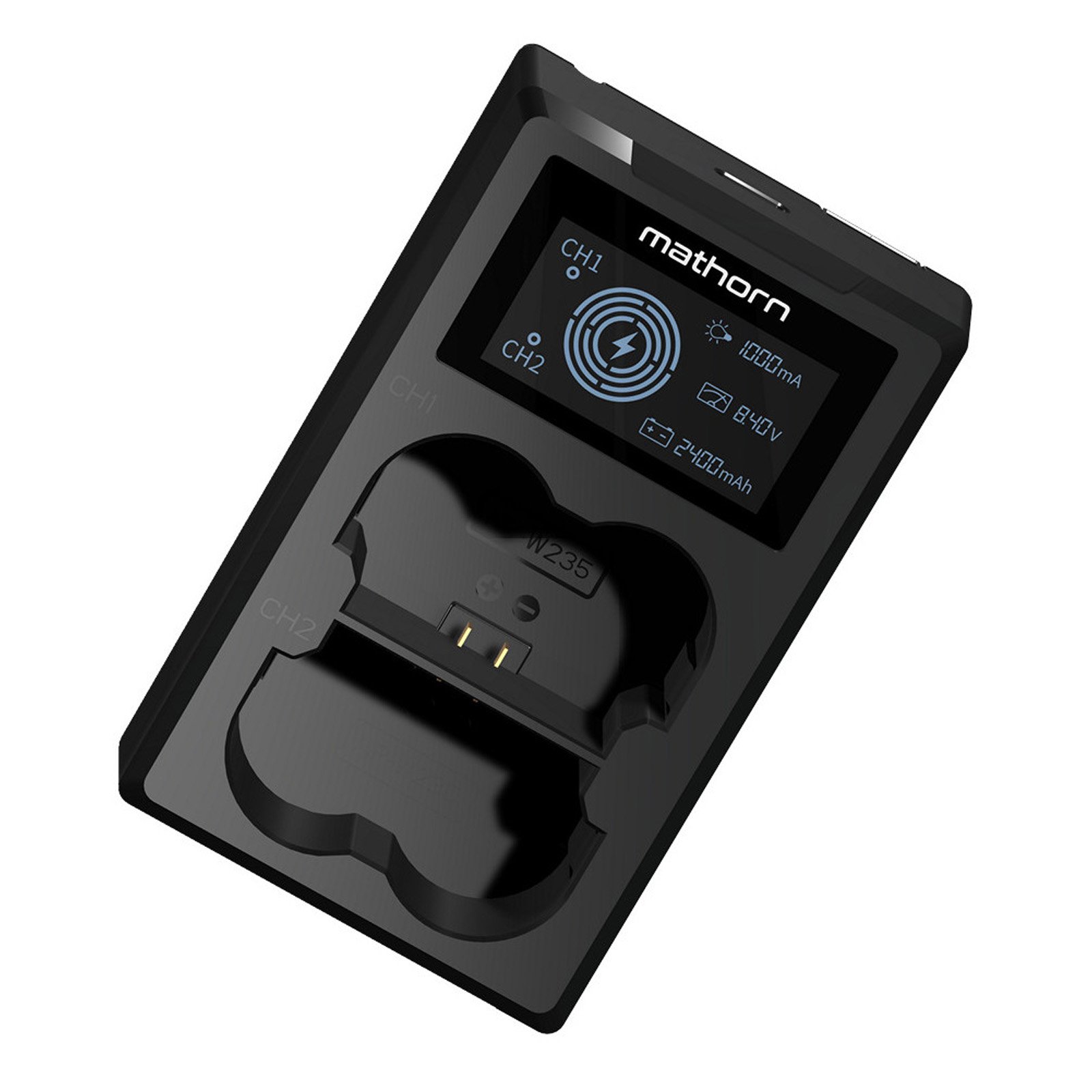 Mathorn Dual Charger MBC-D250 USB-C for Panasonic DMW-BLK22