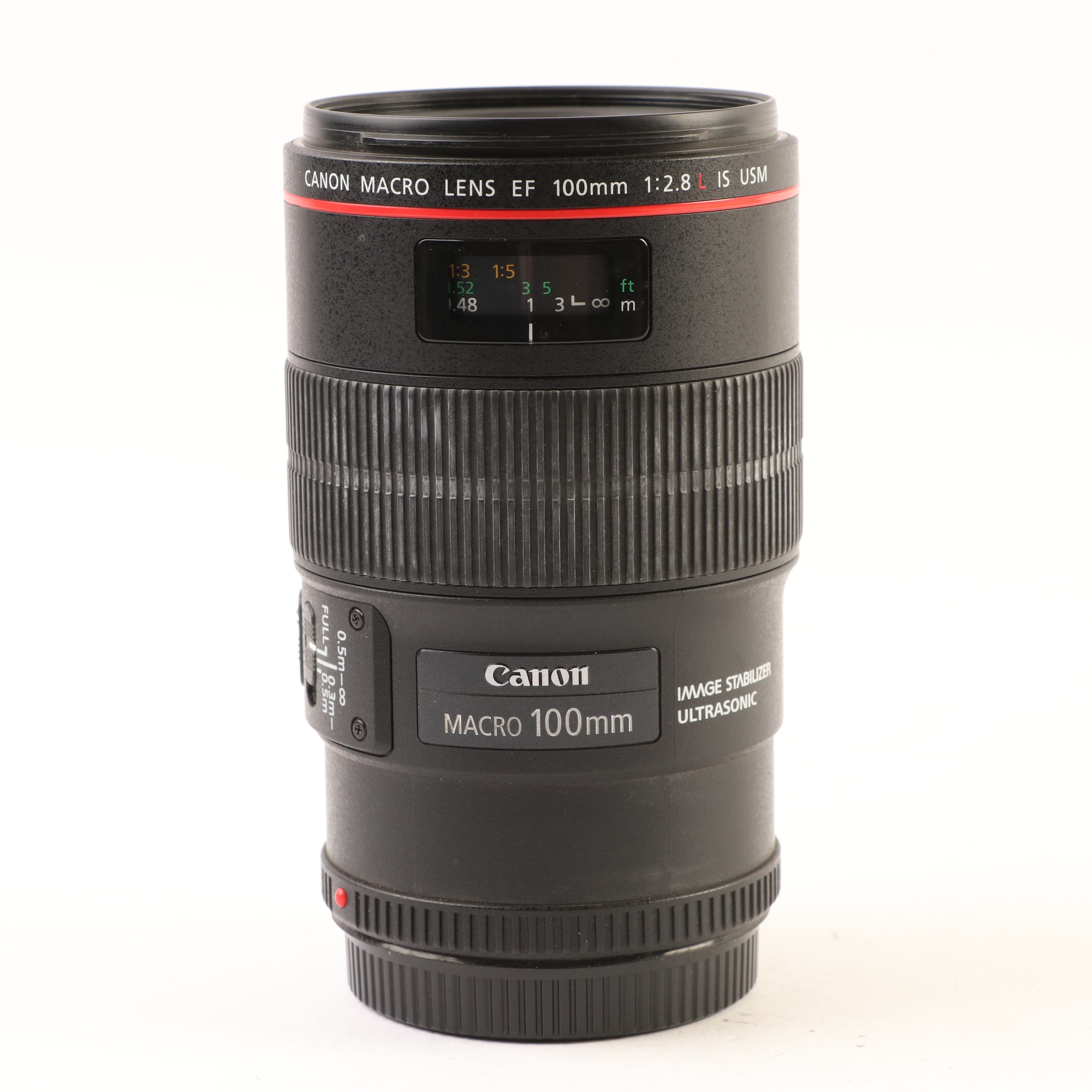 USED Canon EF 100mm f2.8L Macro IS USM Lens