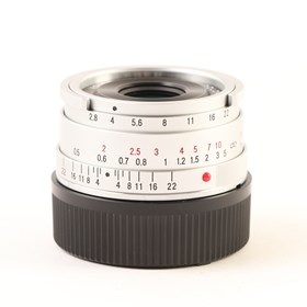 USED Voigtlander 28mm f2.8 Aspherical VM Color-Skopar Type II Lens for Leica M - Silver