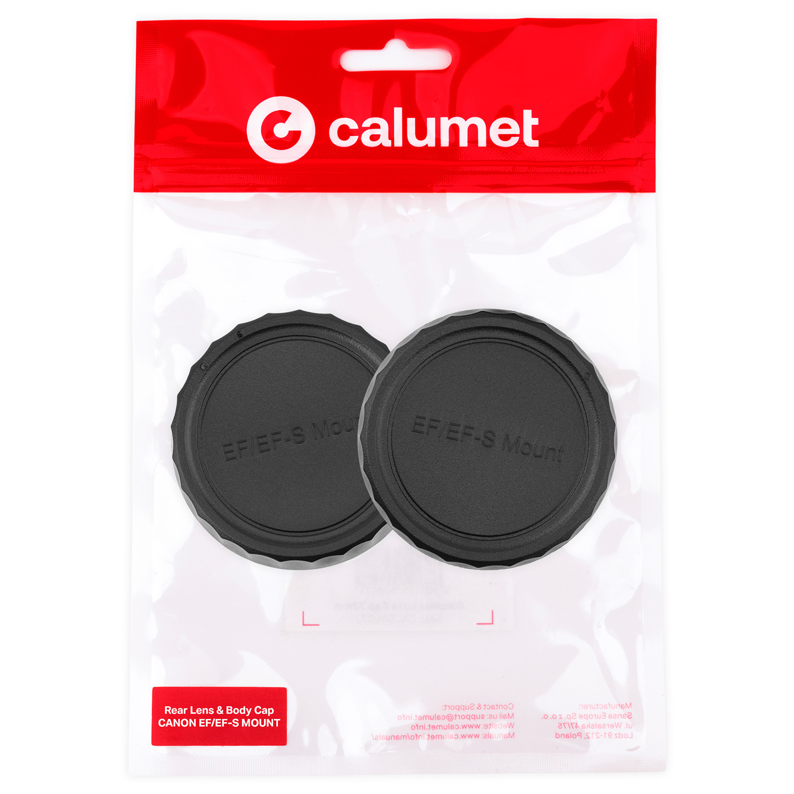 Calumet Rear Lens & Body Cap Kit - Canon EF / EF-S Mount