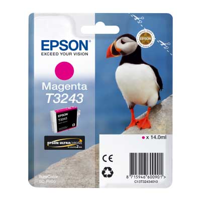 USED Epson T3243 Magenta Ink Cartridge