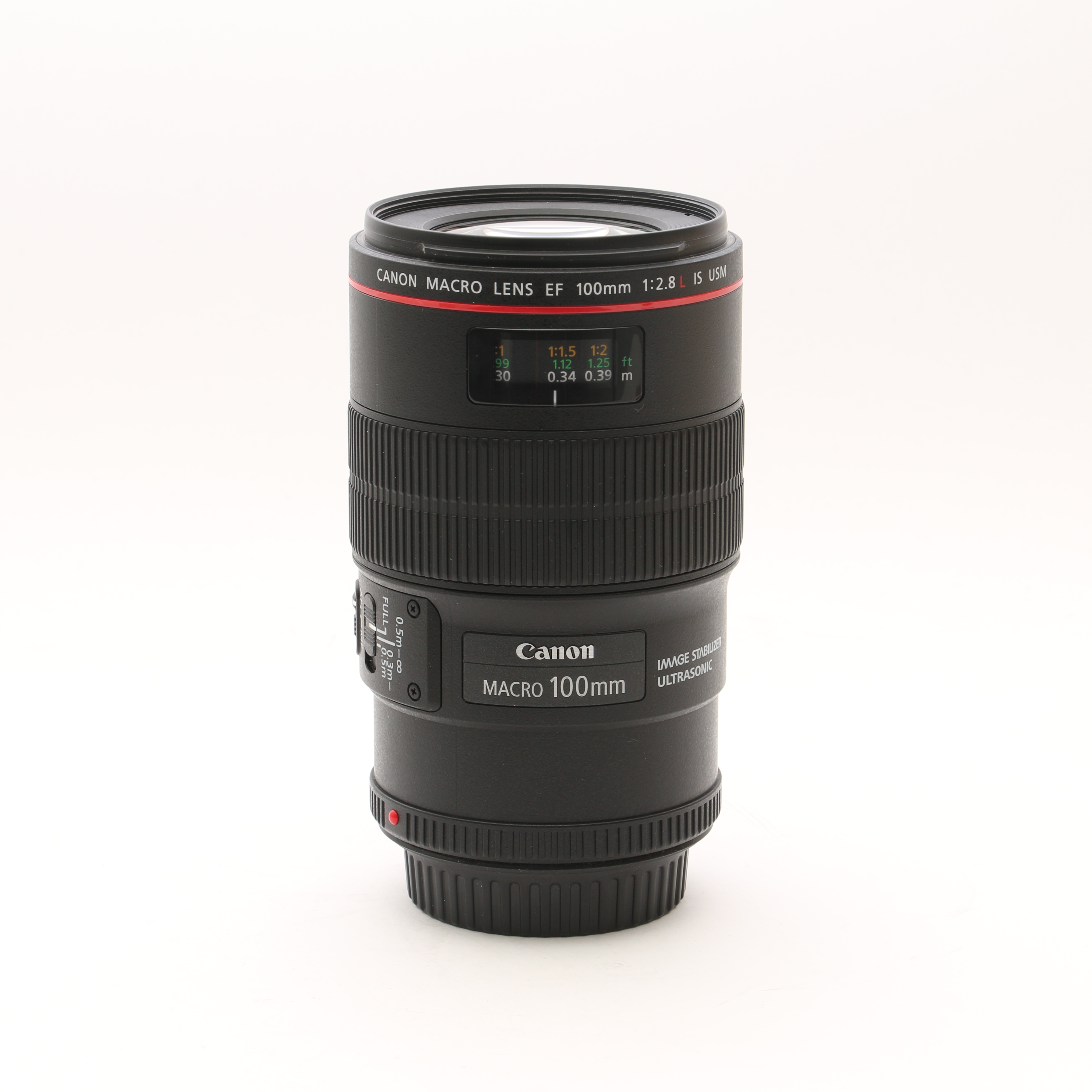 USED Canon EF 100mm f2.8L Macro IS USM Lens