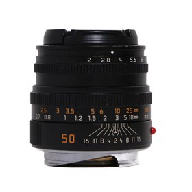 USED Leica 50mm f2 Summicron-M lens- Black