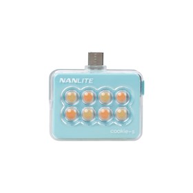 NanLite Cookie-S LED Mini Light - Cyan Blue