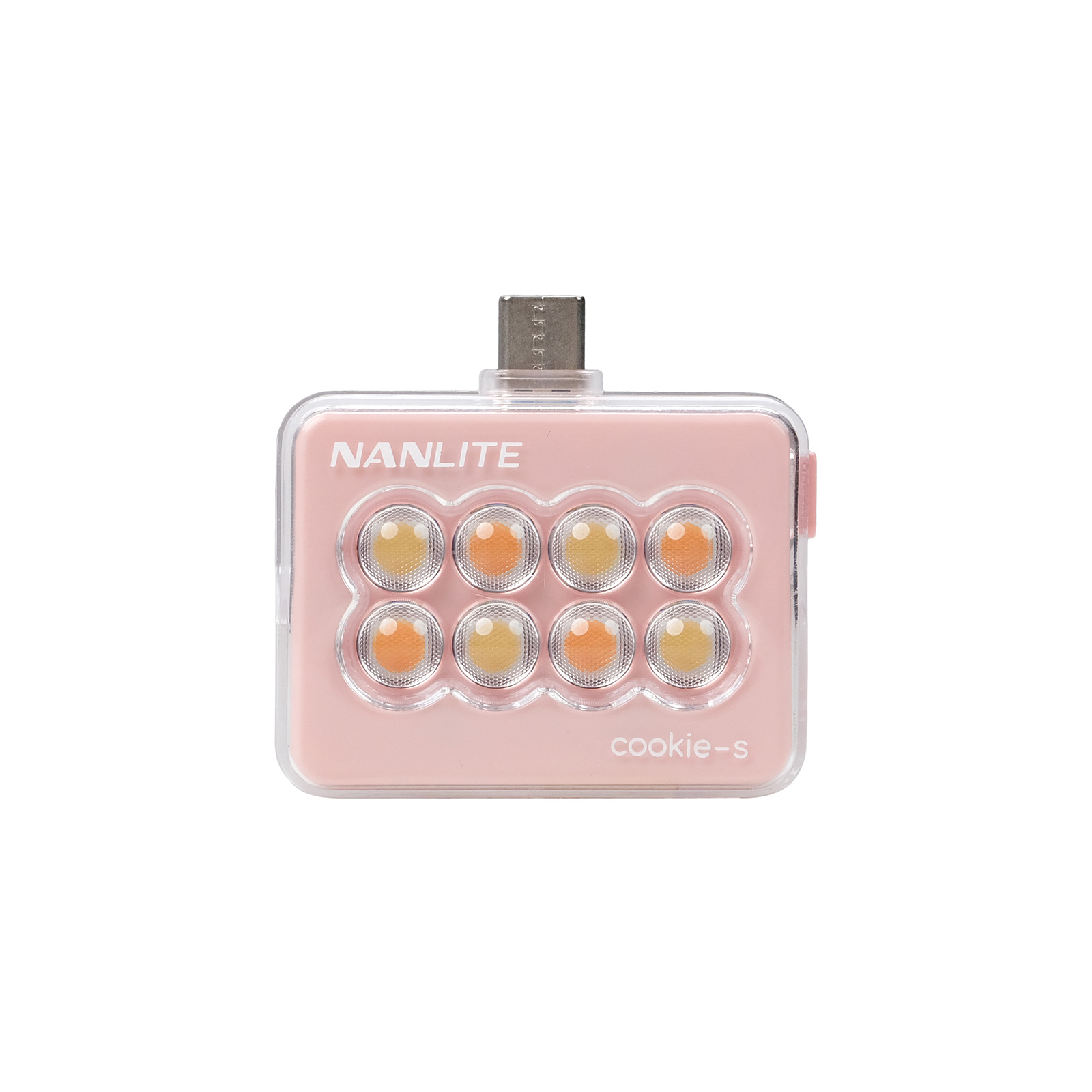 NanLite Cookie-S LED Mini Light - Coral Pink