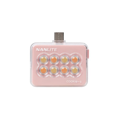 NanLite Cookie-S LED Mini Light - Coral Pink