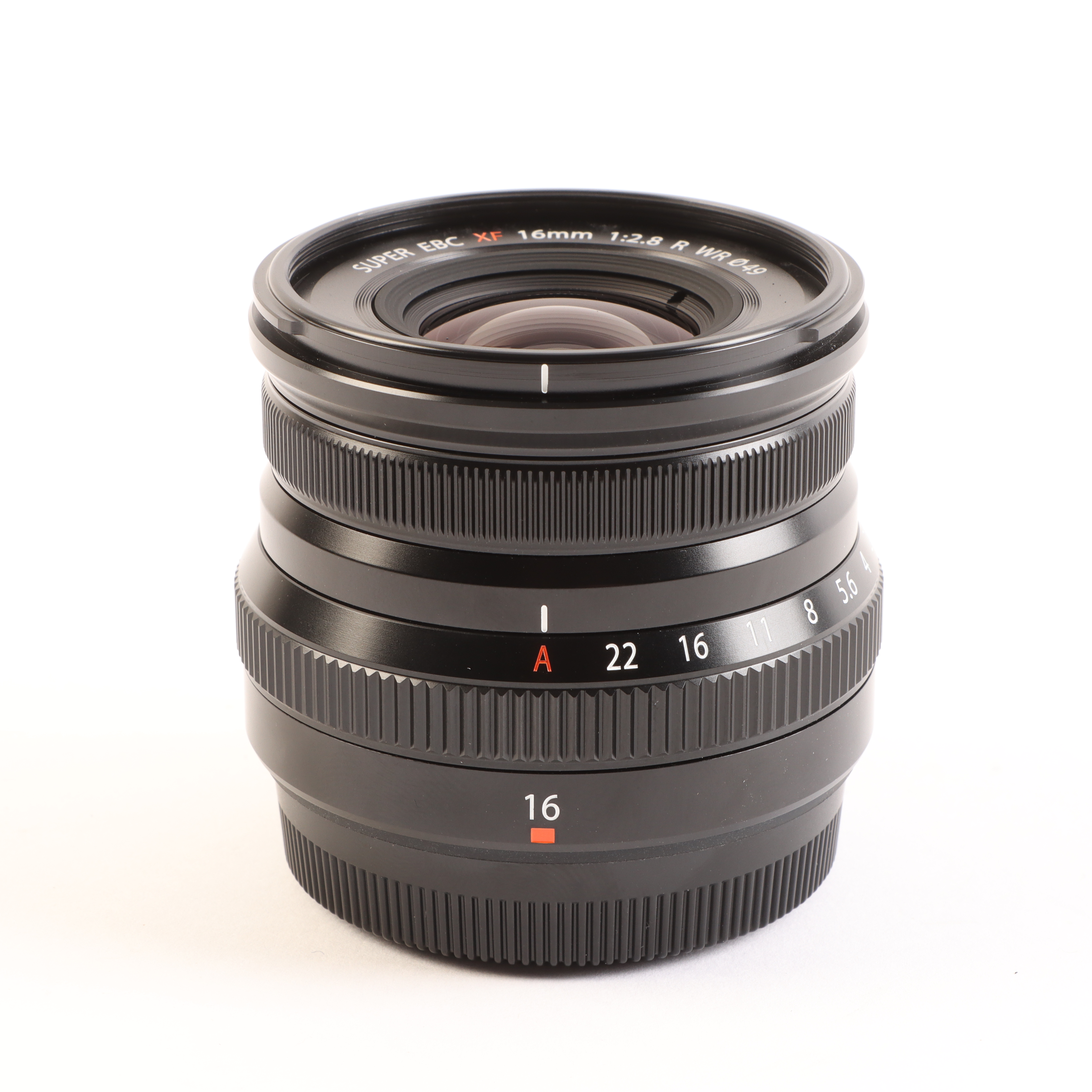 USED Fujifilm XF 16mm f2.8 R WR Lens - Black