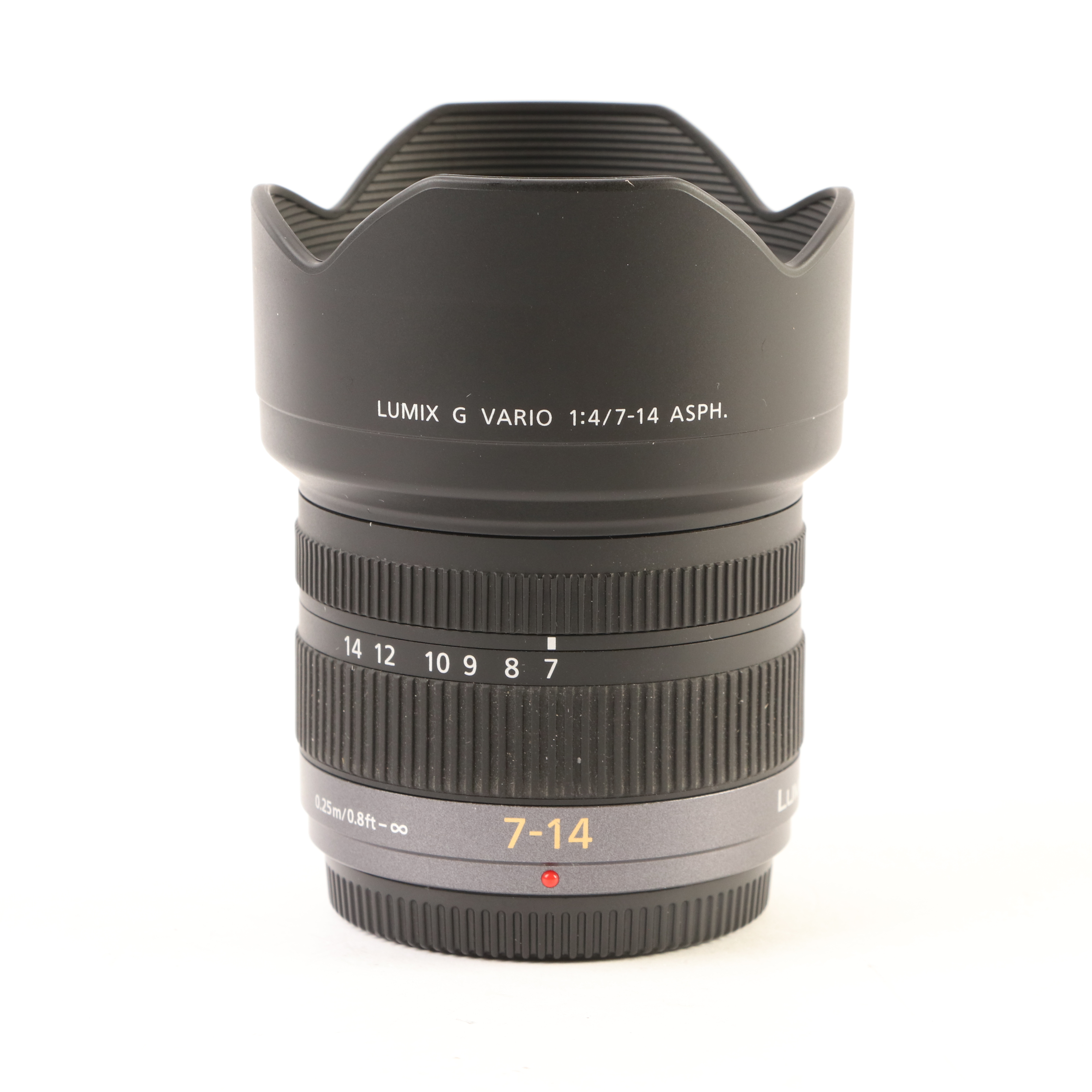 USED Panasonic 7-14mm f4 LUMIX G Vario Micro Four Thirds lens