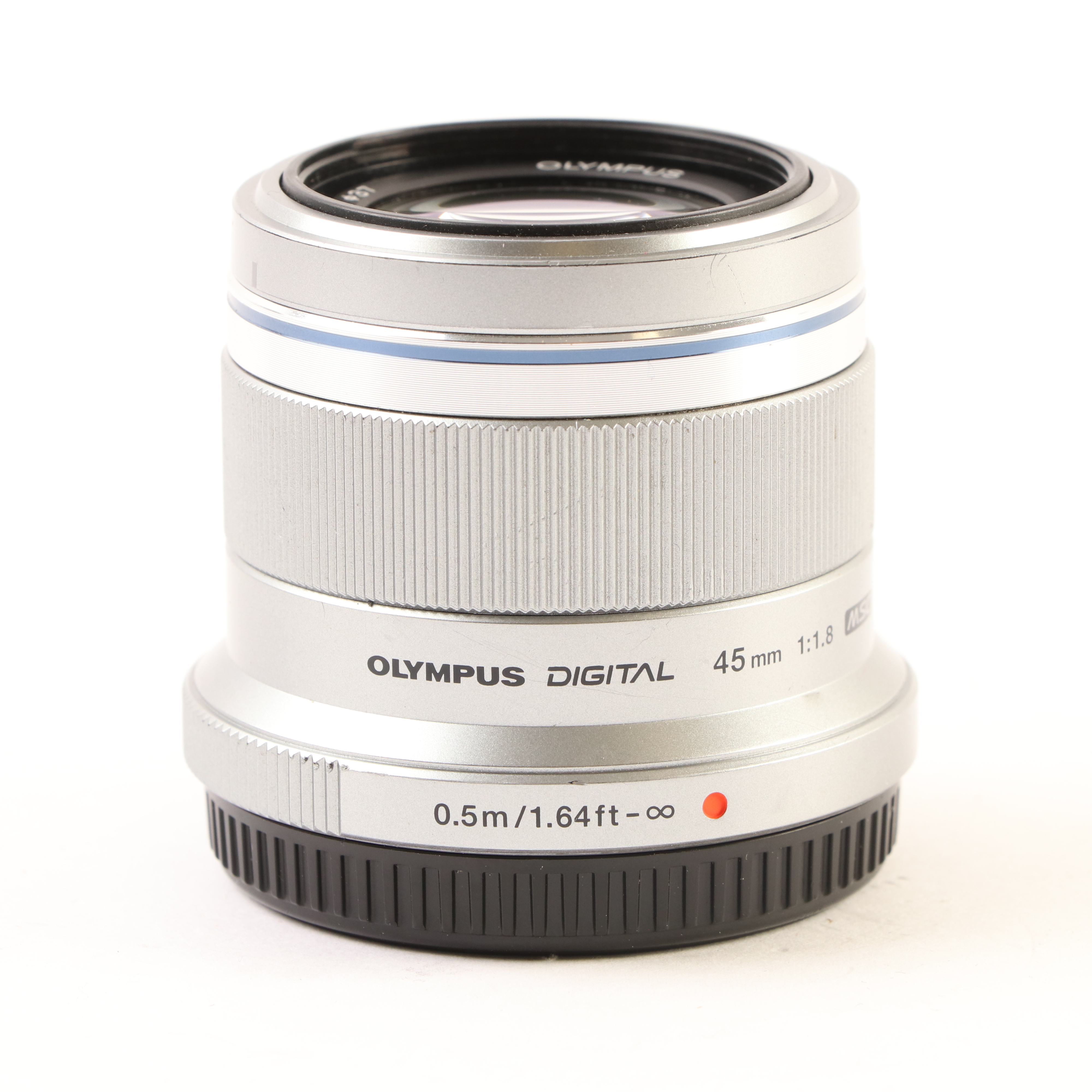USED Olympus M.Zuiko Digital 45mm f1.8 Digital Lens - Silver