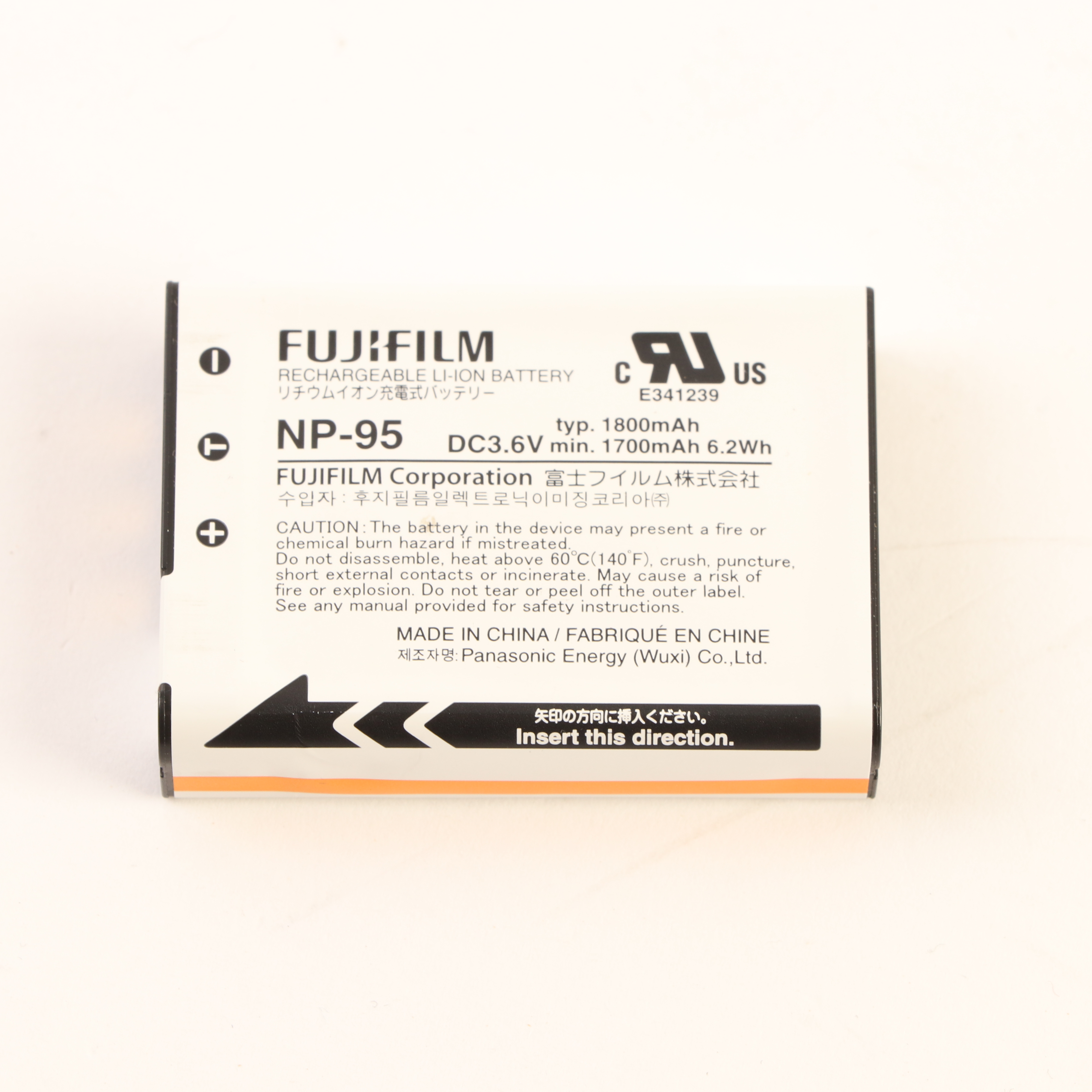 USED Fujifilm NP-95 Lithium Ion Battery