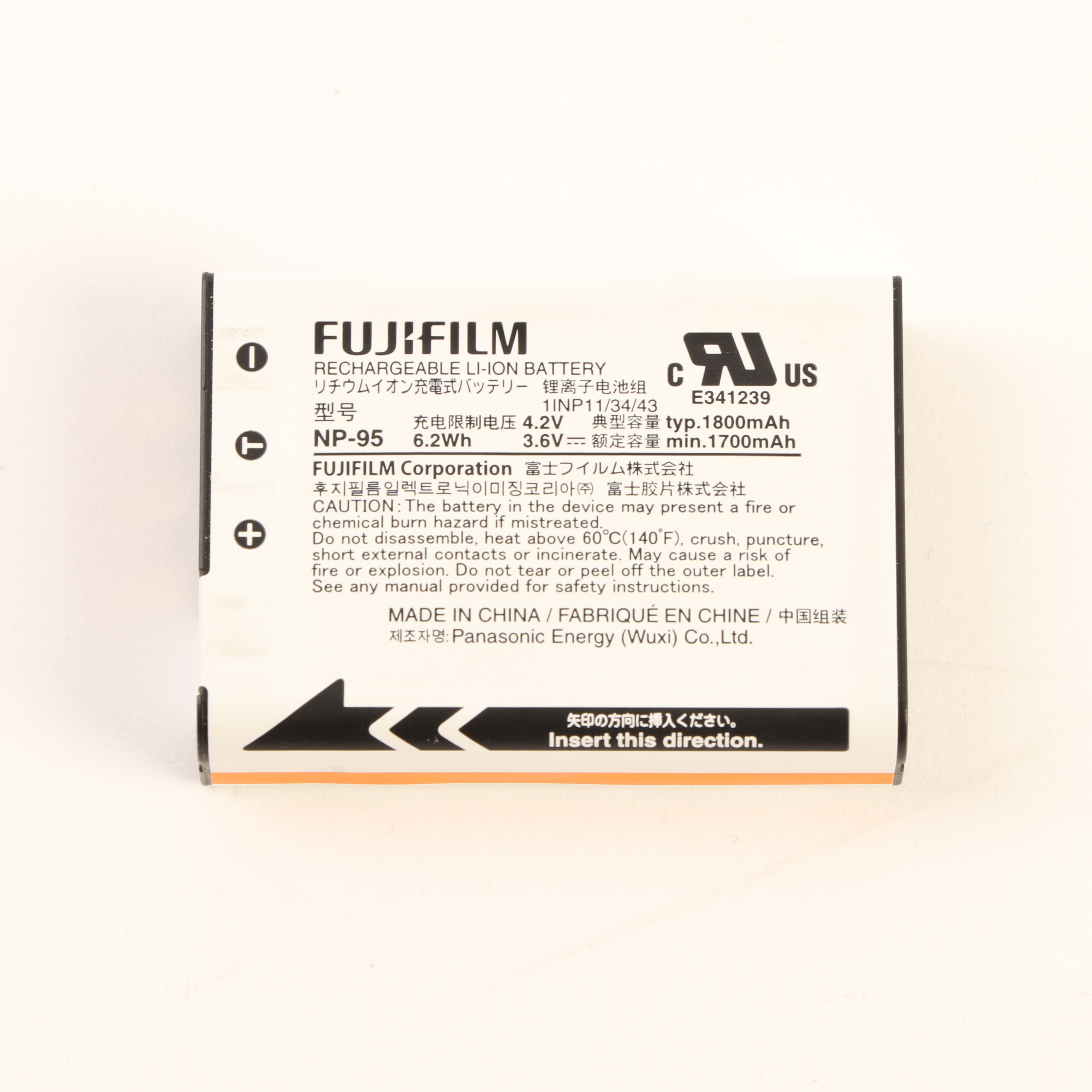 USED Fujifilm NP-95 Lithium Ion Battery