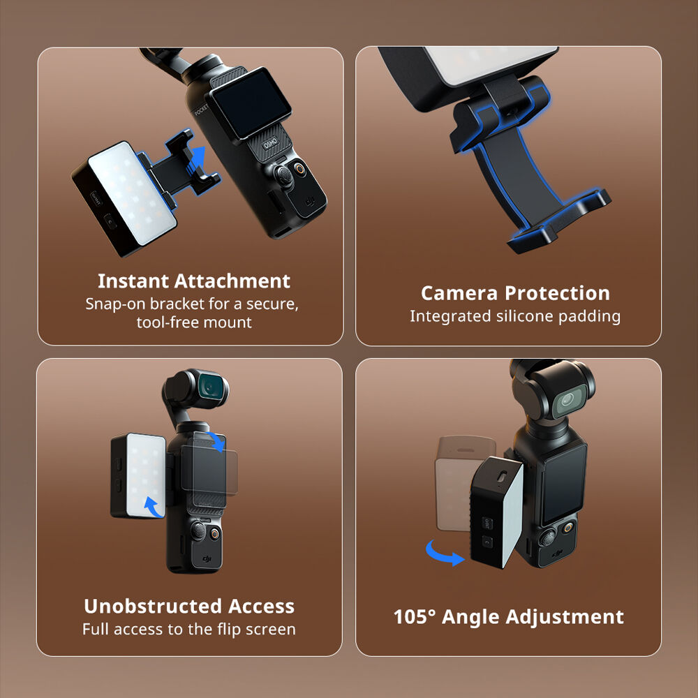 SMALLRIG P96 Lampe Vidéo LED, Lumières LED Pour Camera Portable, 96