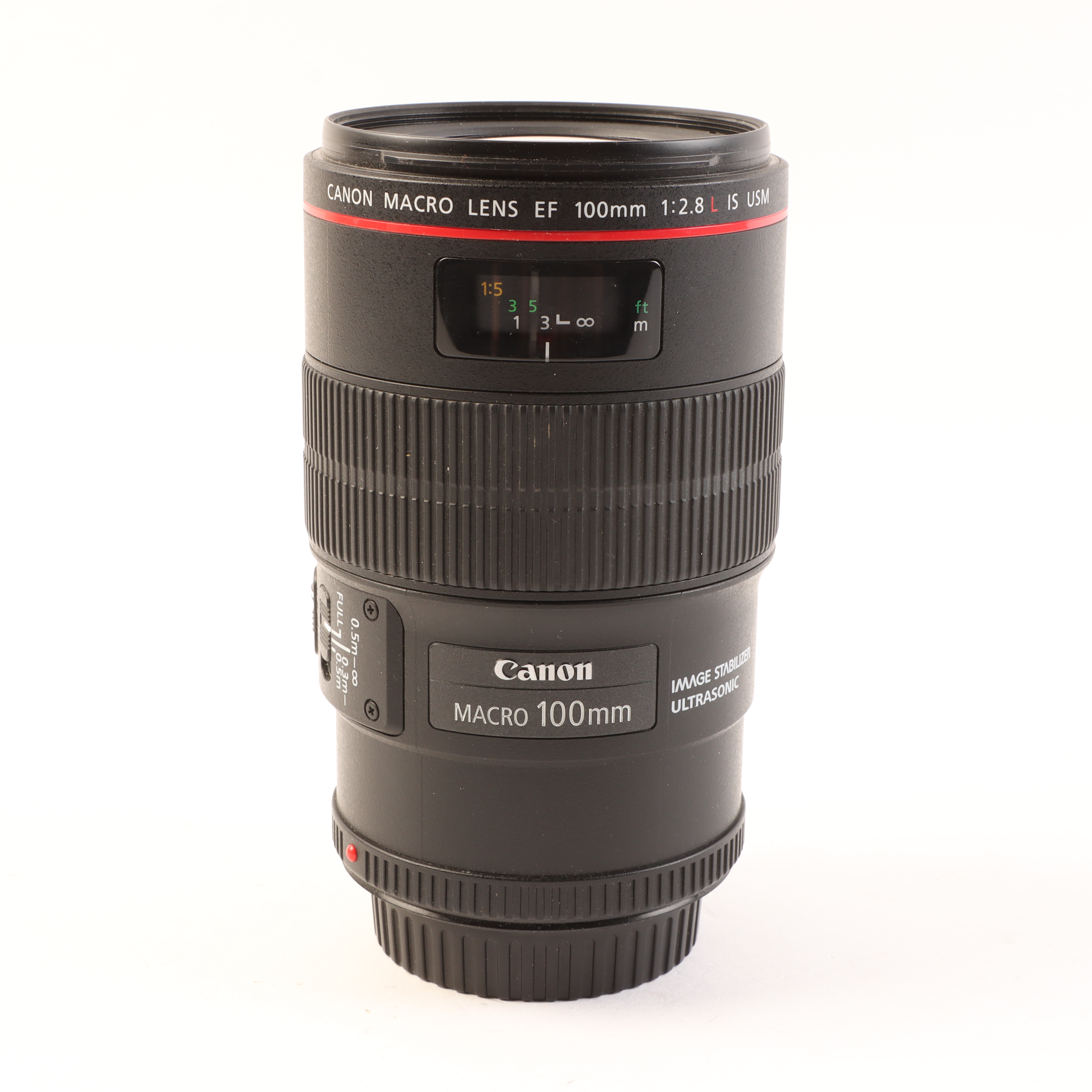 USED Canon EF 100mm f2.8L Macro IS USM Lens
