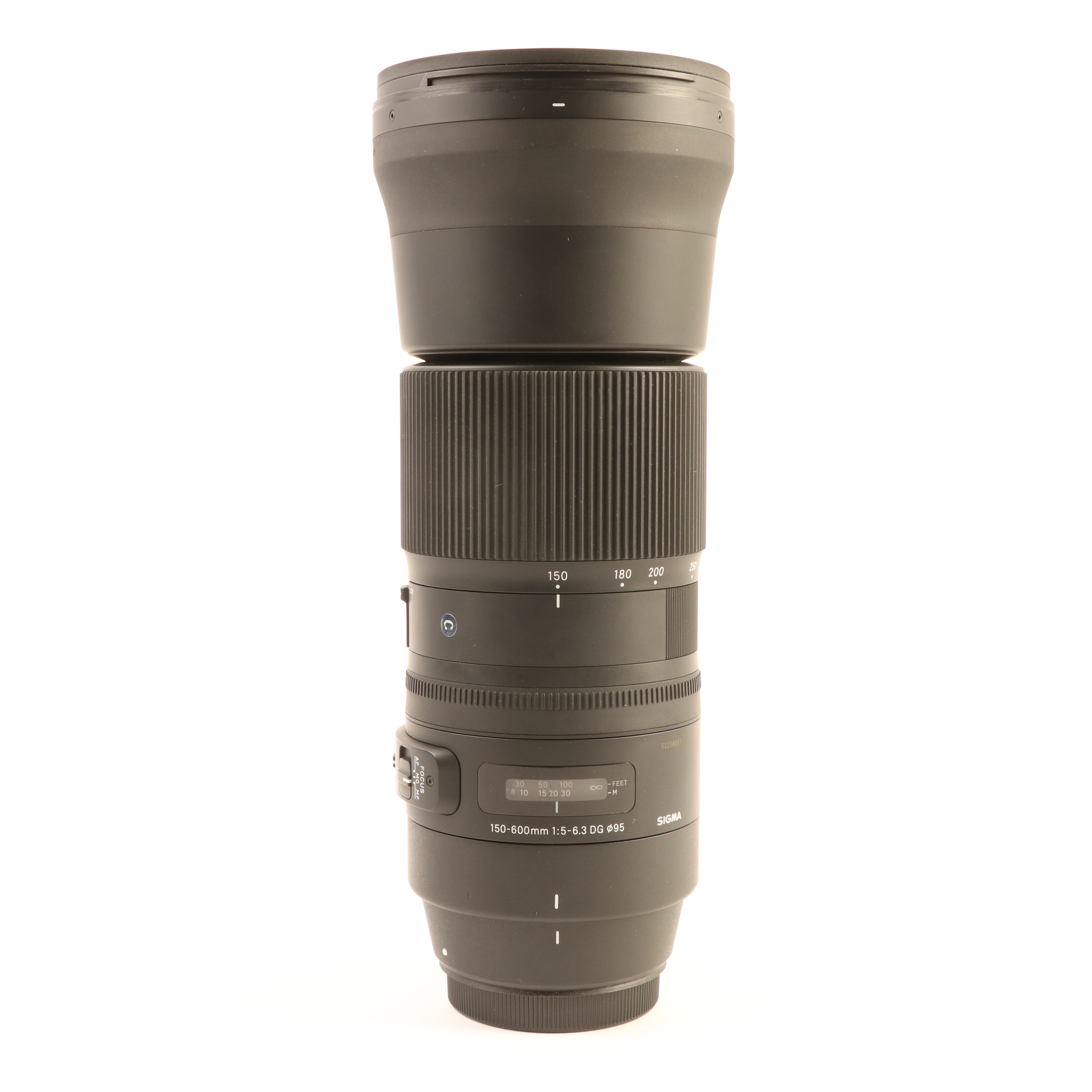 USED Sigma 150-600mm f5-6.3 Contemporary DG OS HSM Lens for Canon EF