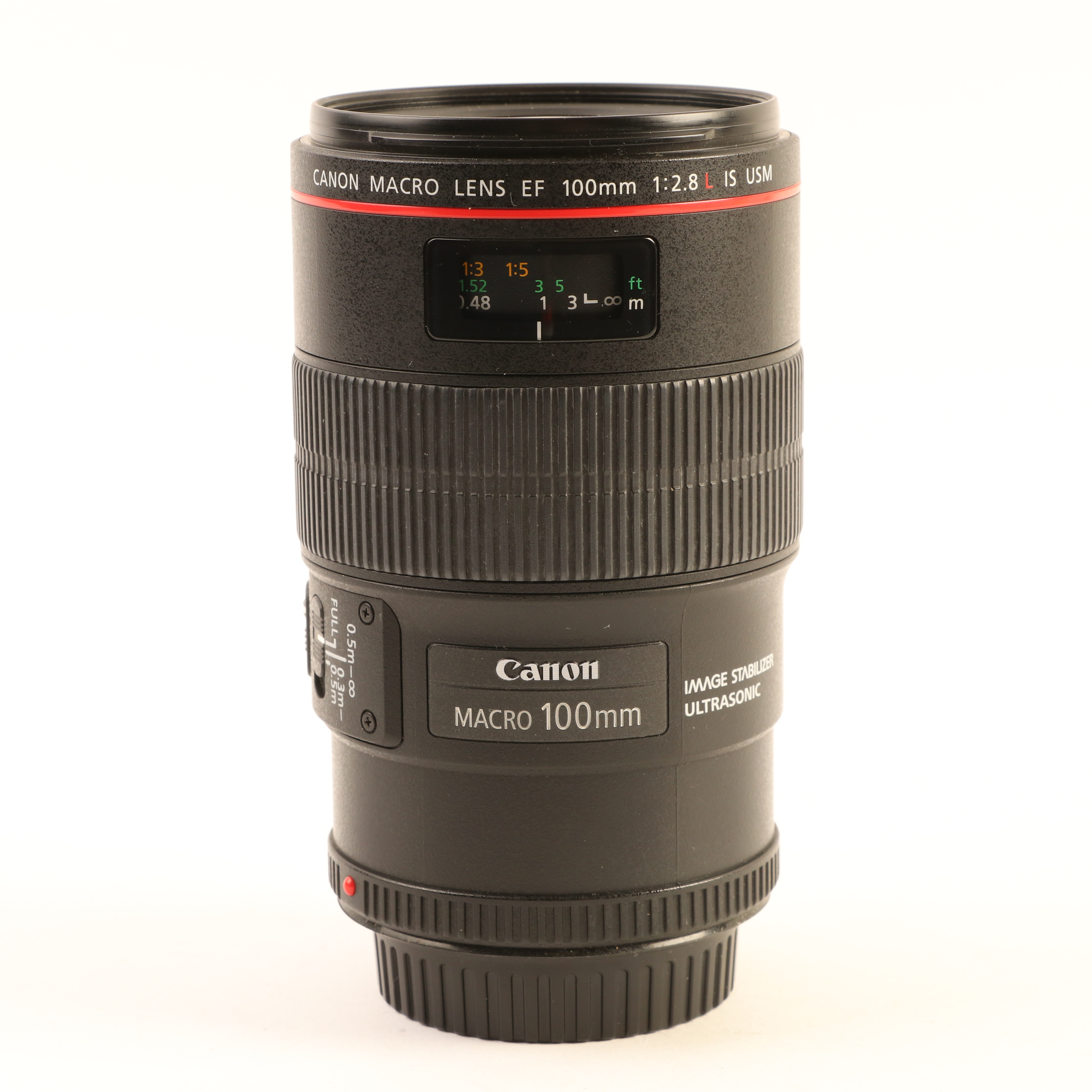 USED Canon EF 100mm f2.8L Macro IS USM Lens