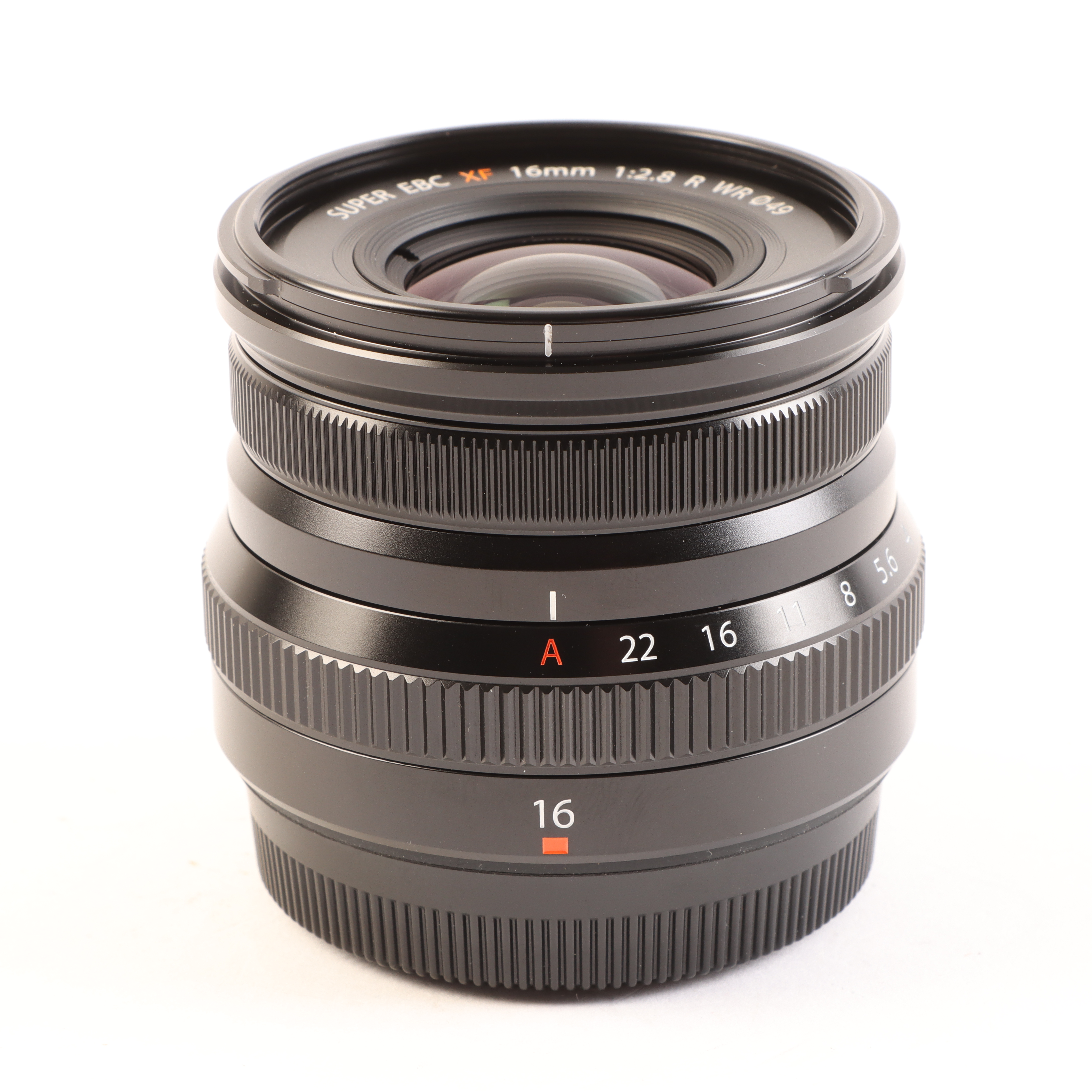 USED Fujifilm XF 16mm f2.8 R WR Lens - Black