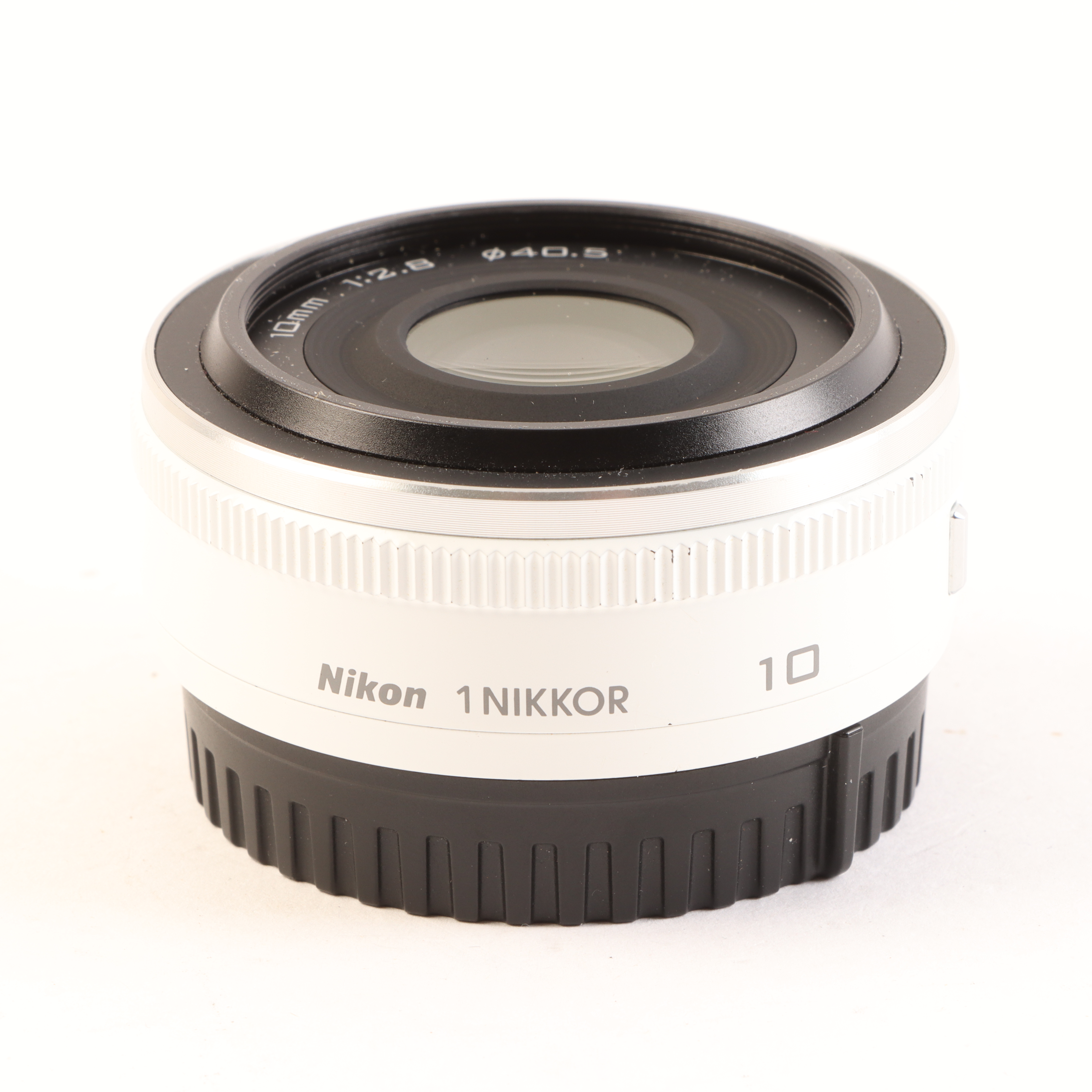 USED Nikon 10mm f2.8 1 Nikkor White Lens