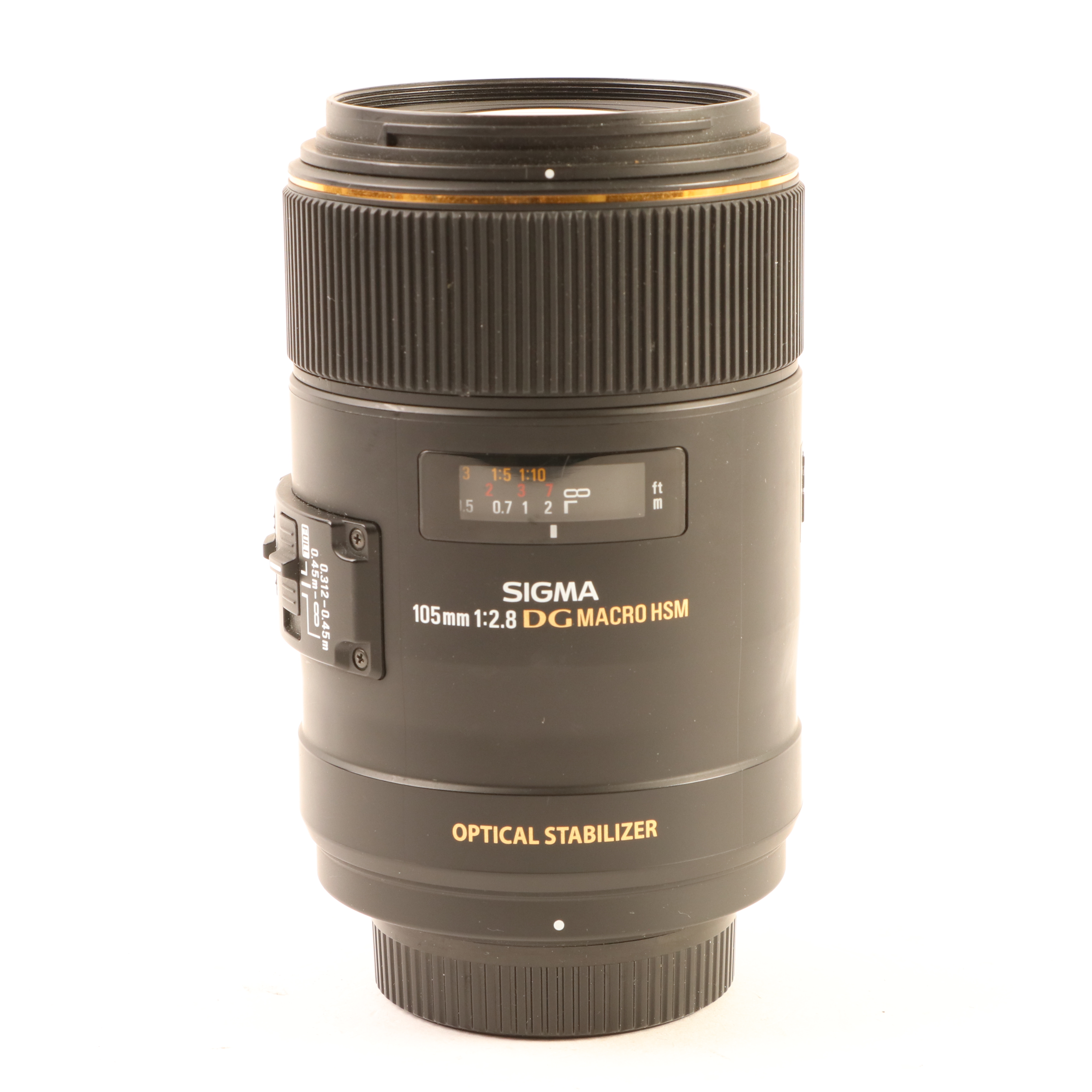 USED Sigma 105mm f2.8 Macro EX DG OS HSM for Nikon F