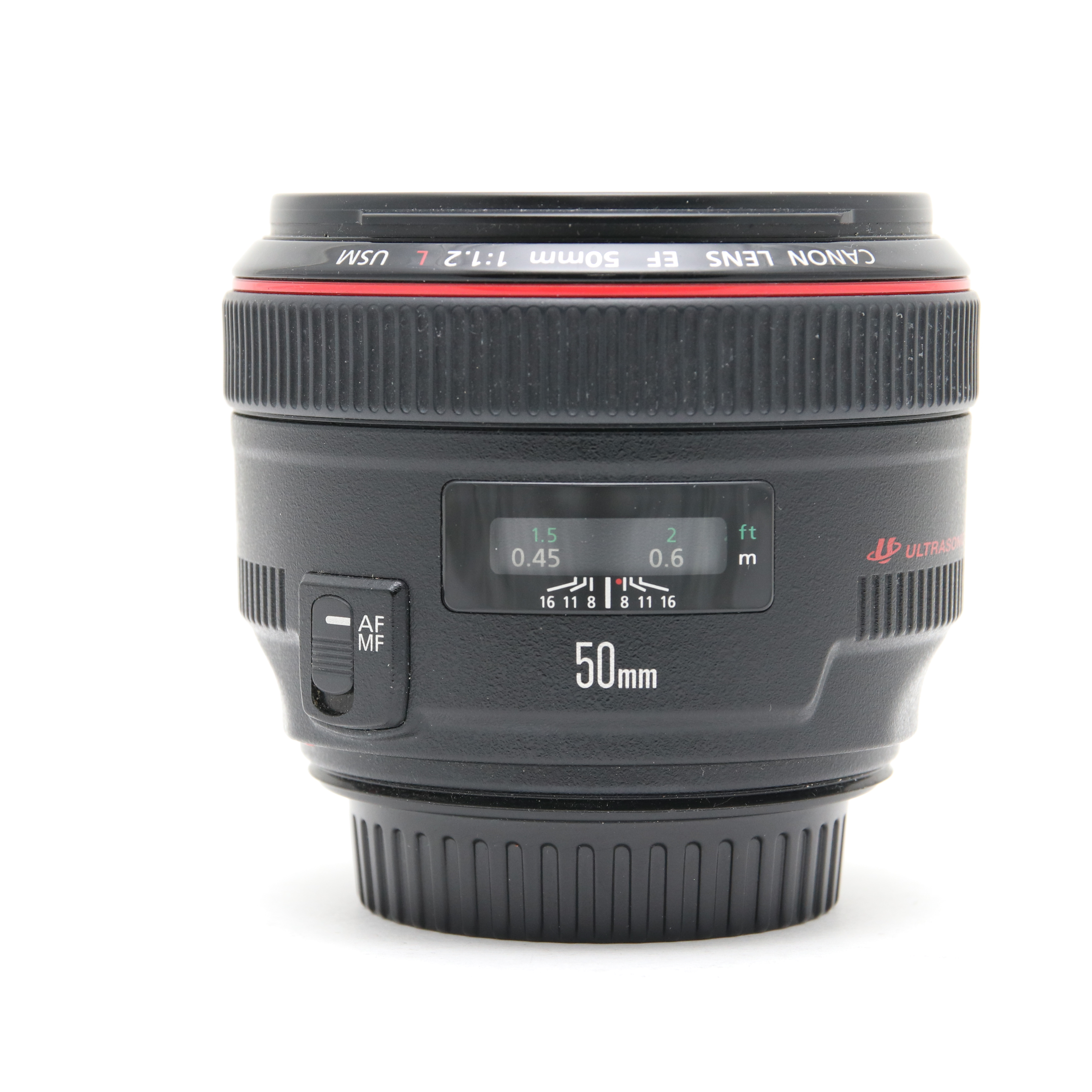USED Canon EF 50mm f1.2L USM Lens