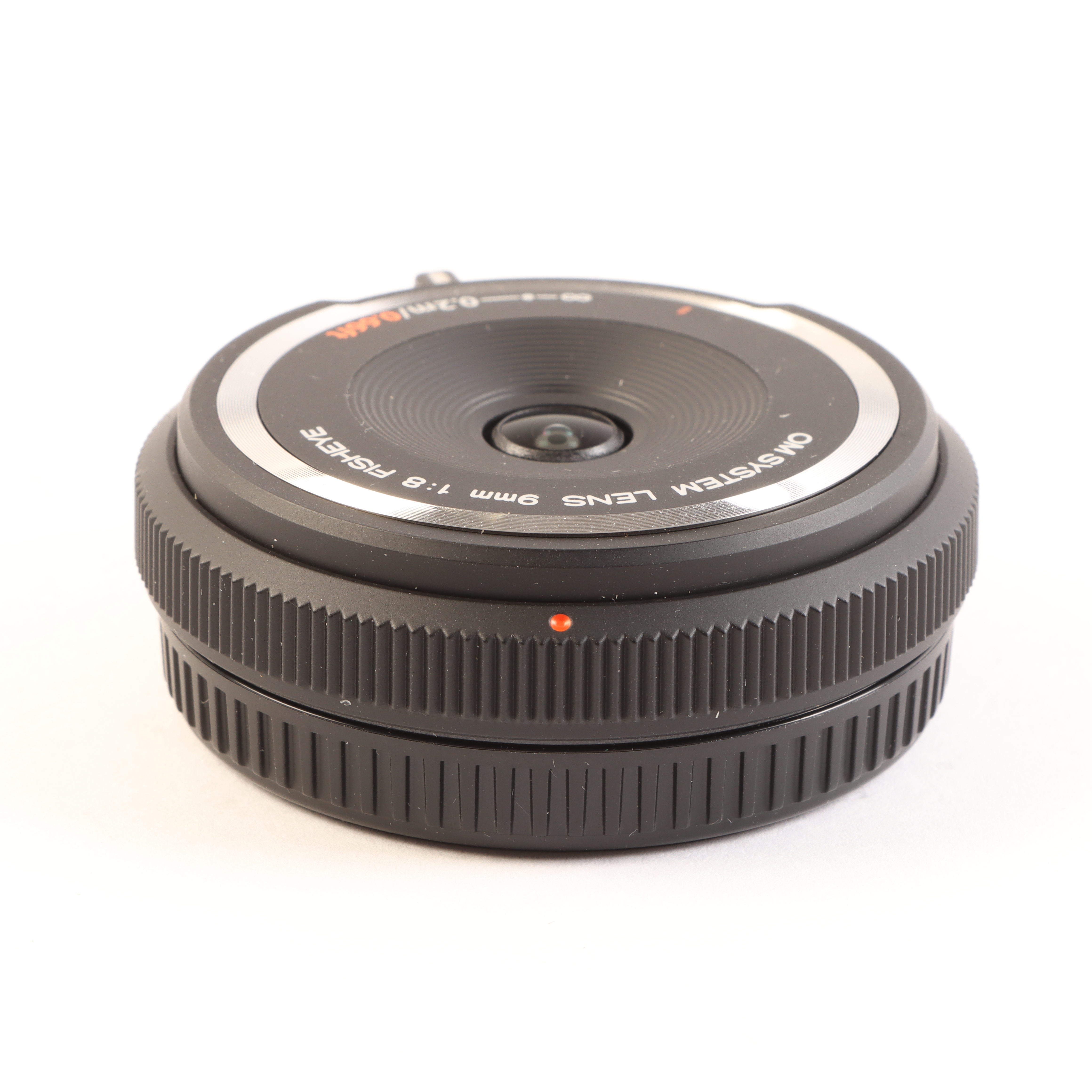 USED OM SYSTEM 9mm f8 Fisheye Body Cap Lens - Black