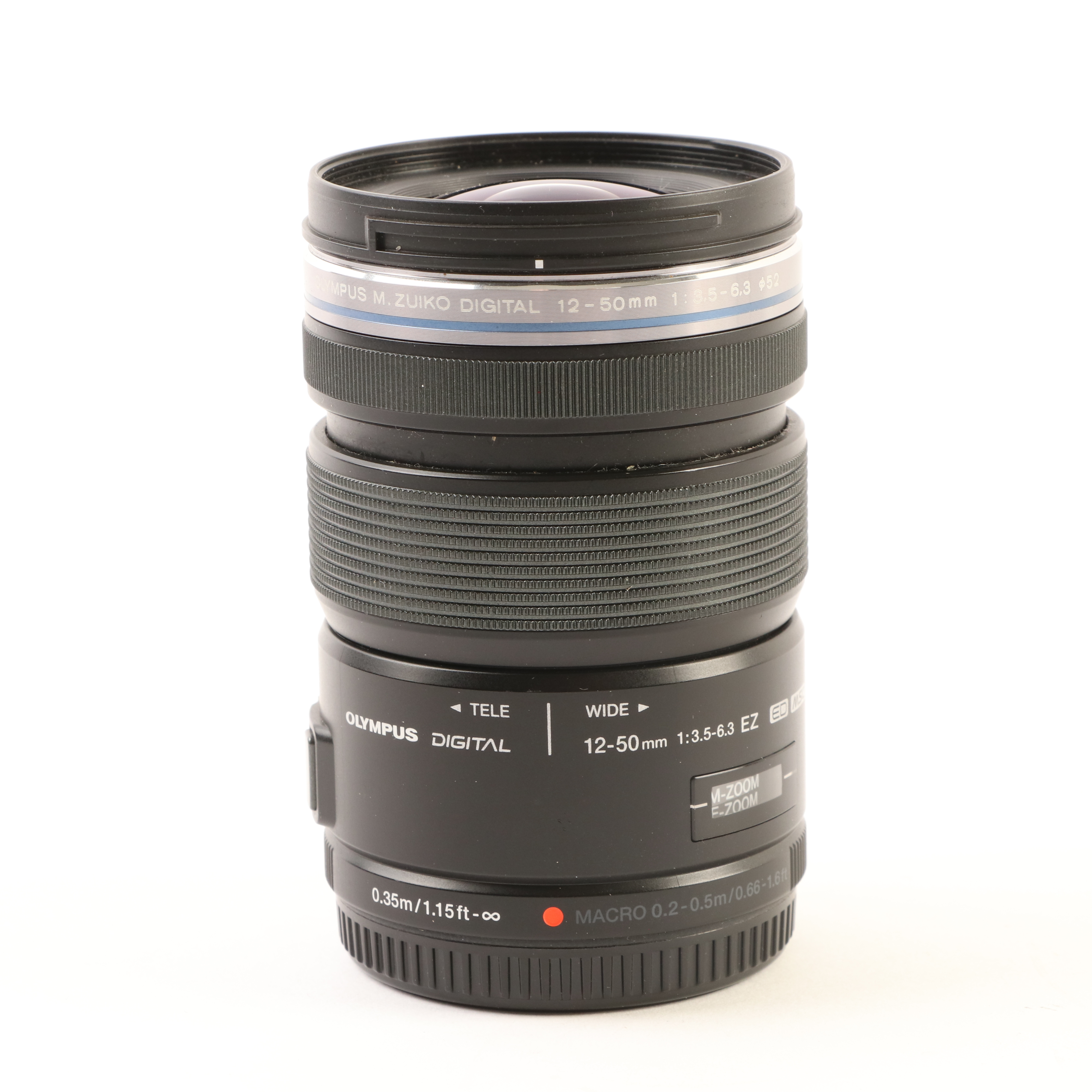 USED Olympus 12-50mm f3.5-6.3 ZUIKO Digital ED EZ Black Micro Four Thirds Lens