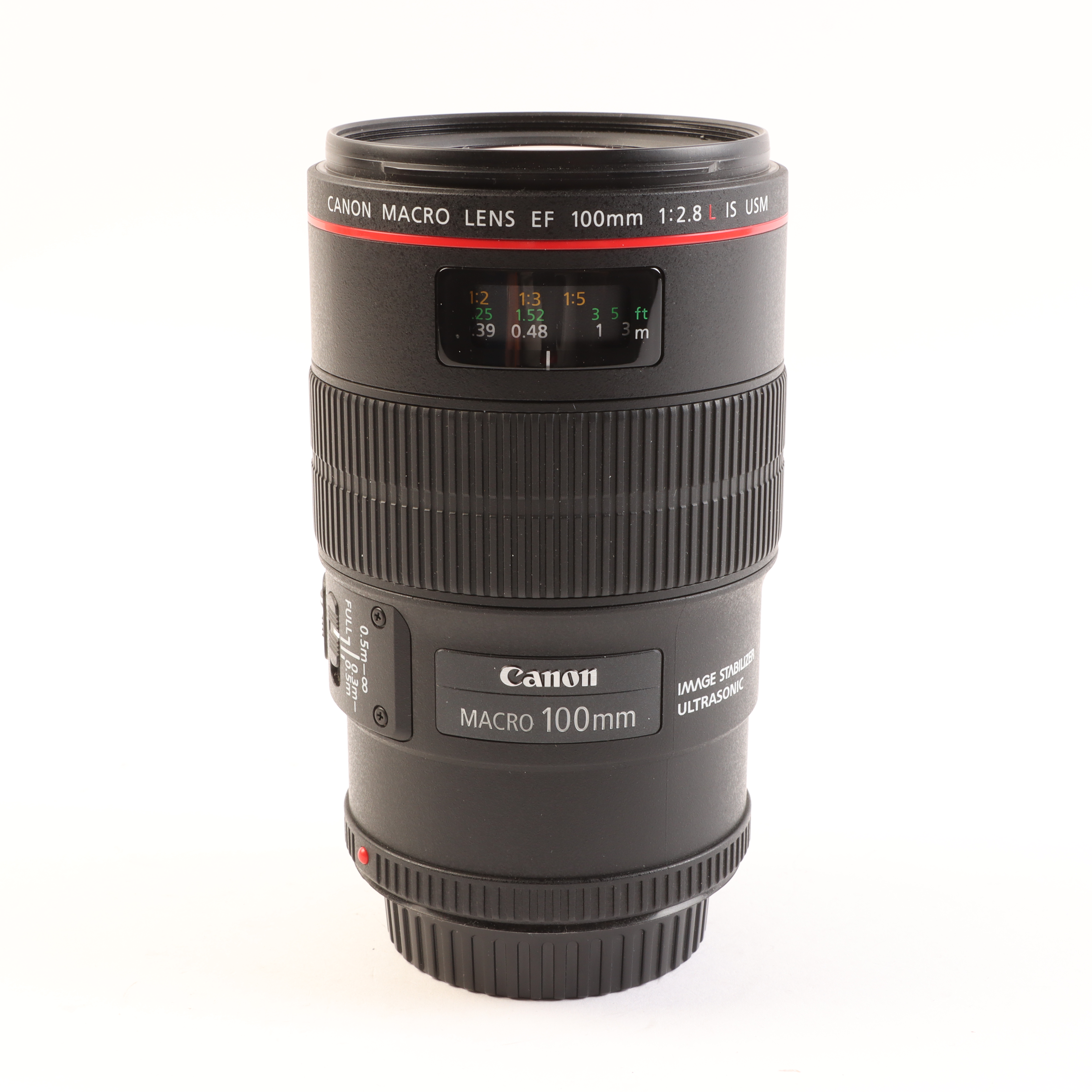 USED Canon EF 100mm f2.8L Macro IS USM Lens