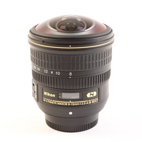 USED Nikon 8-15mm f3.5-4.5E ED AF-S Fisheye Nikkor Lens