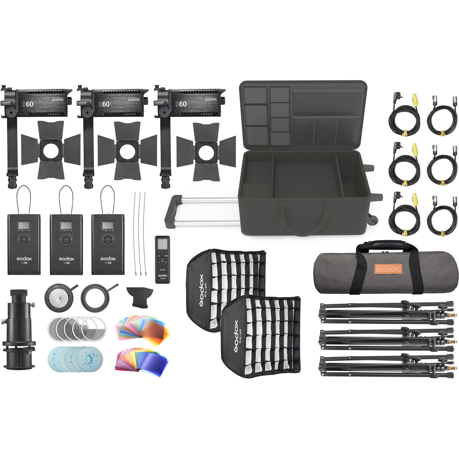 USED Godox S60-D Focusing LED Light Kit