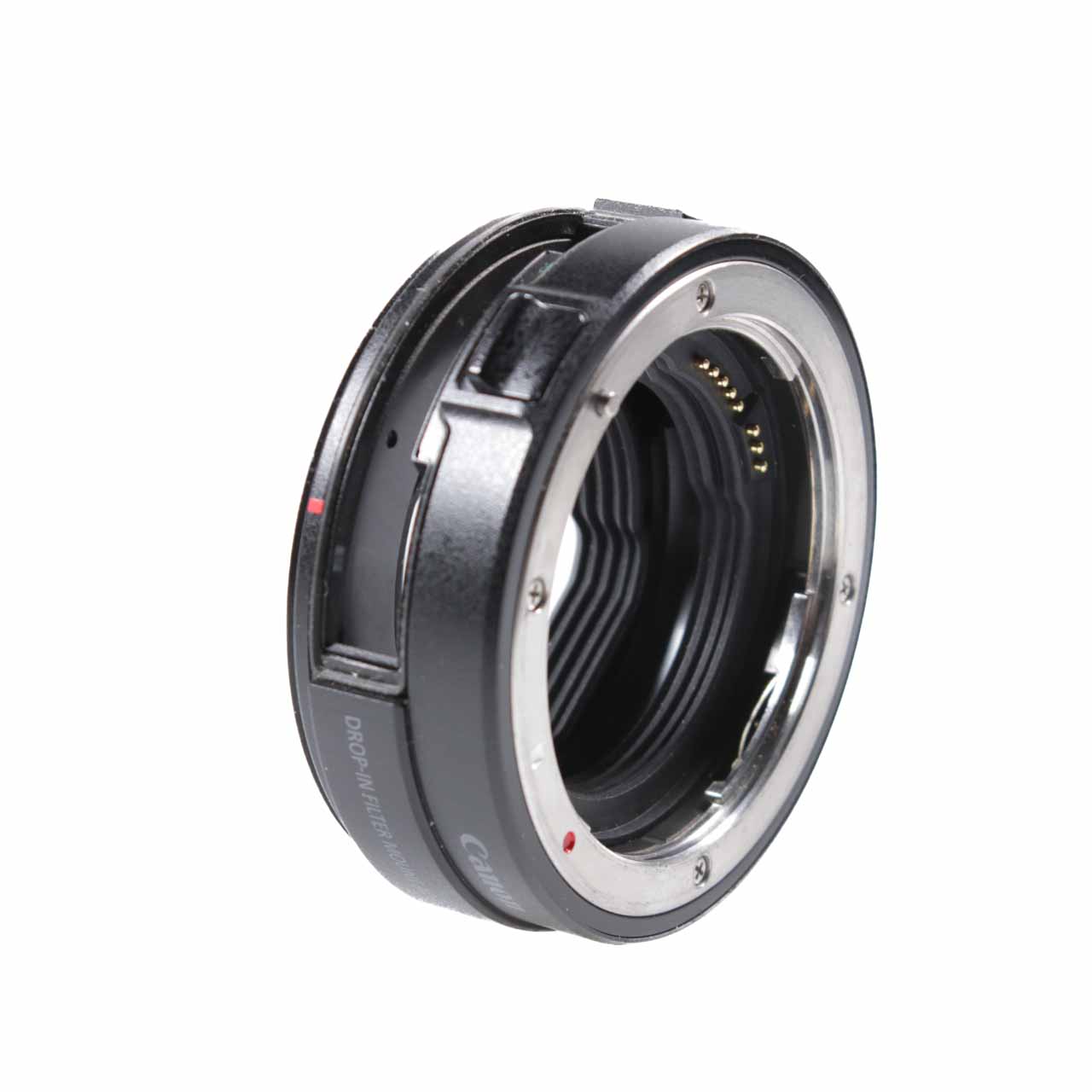 USED Canon Drop-In Filter Mount Adapter EF-EOS R with Drop-In Circular Polarizing Filter A