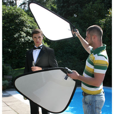 USED Manfrotto TriGrip Reflector 75cm - Sunfire / Silver