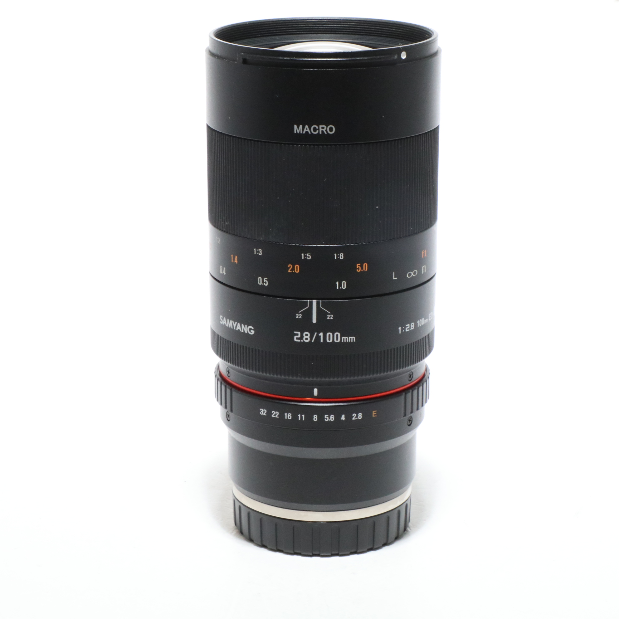 USED Samyang 100mm f2.8 ED UMC Macro Lens for Sony E
