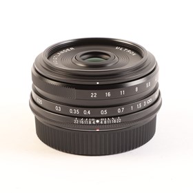 USED Voigtlander 27mm f2 Ultron Lens for Fujifilm X - Black