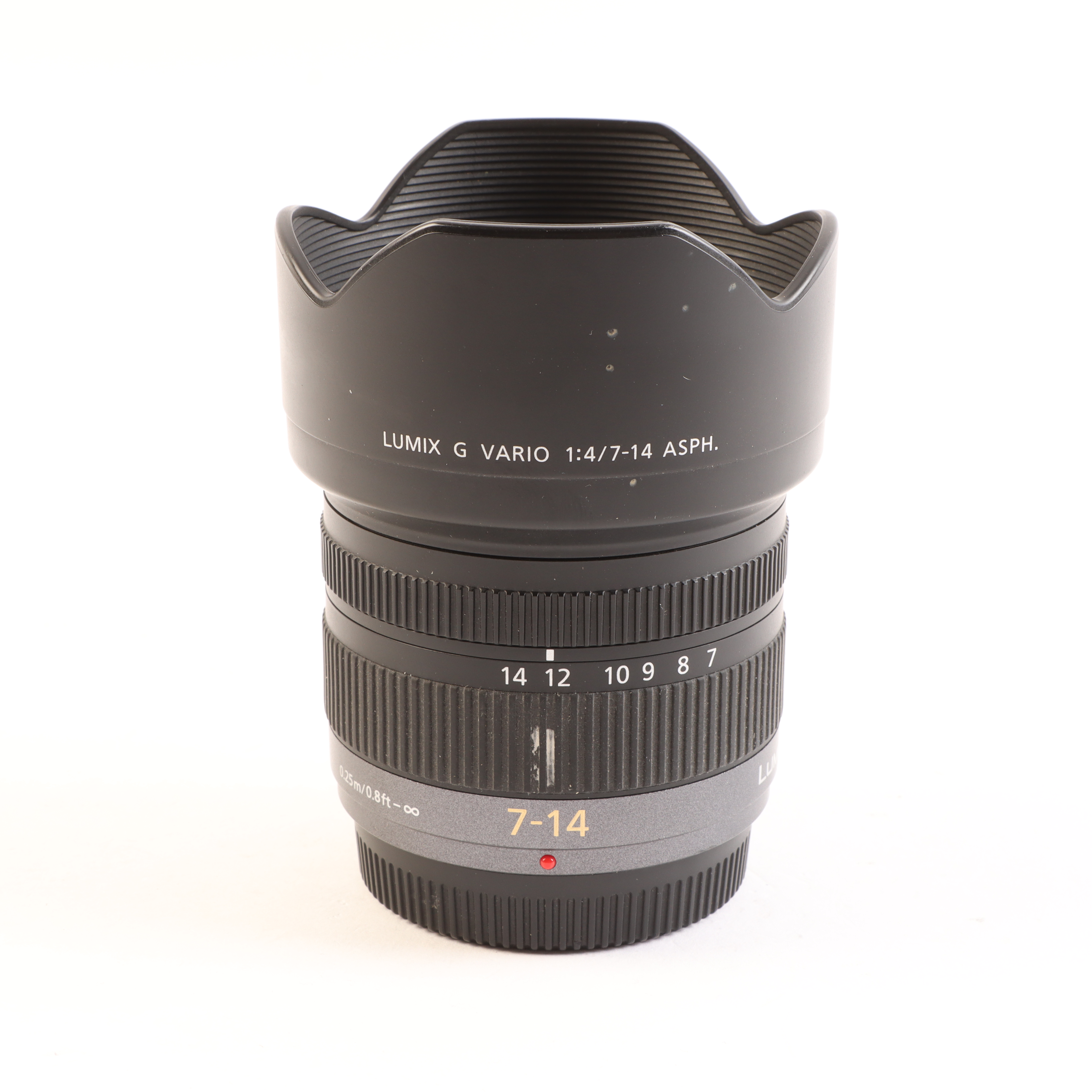 USED Panasonic 7-14mm f4 LUMIX G Vario Micro Four Thirds lens