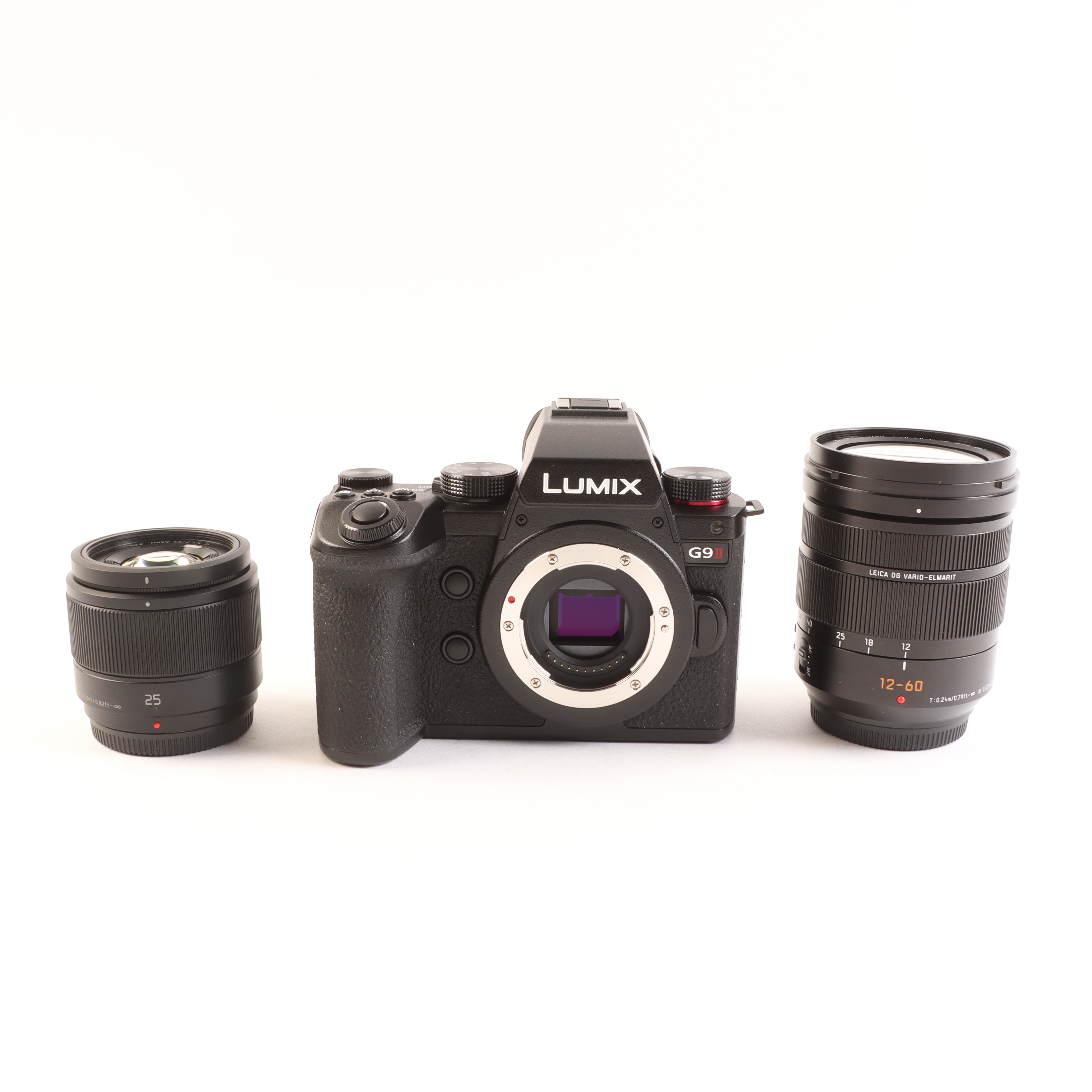 USED Panasonic Lumix G9 II with 12-60mm f2.8-4.0 and 25mm Lens Kit